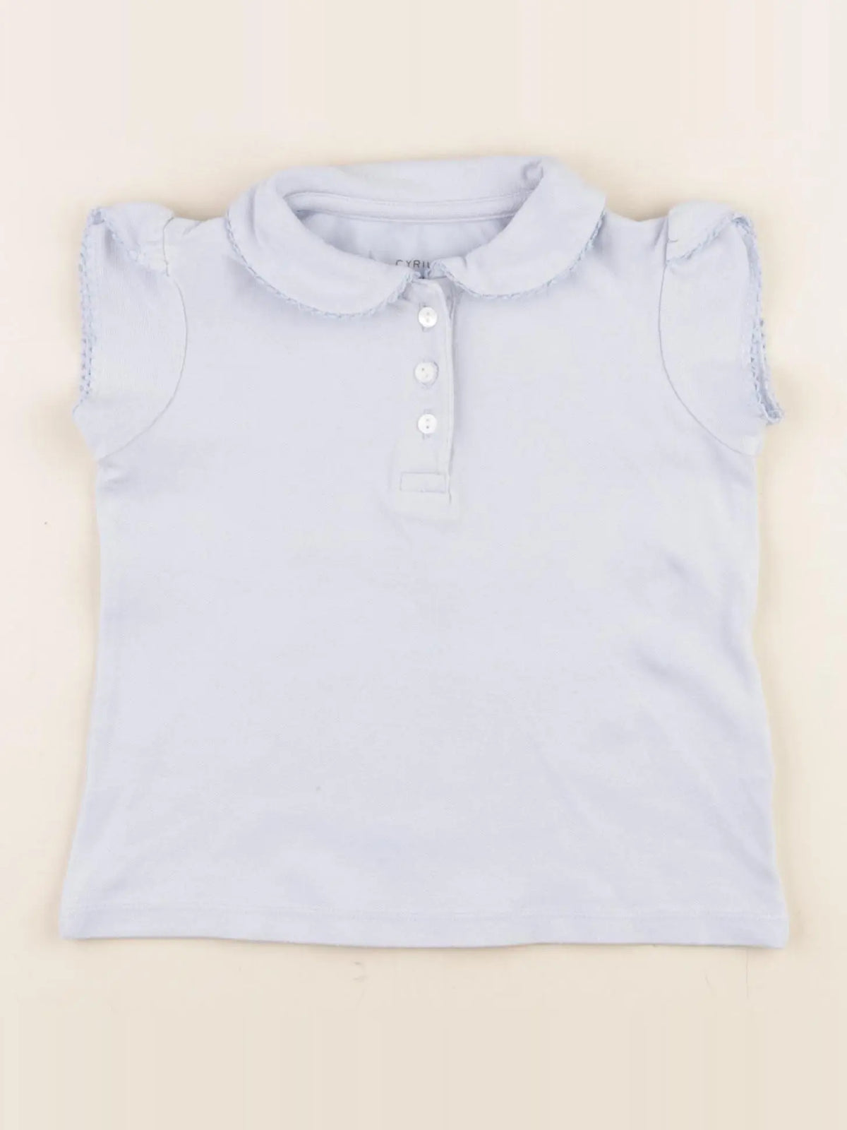 Cyrillus - polo bleu - 3 ans