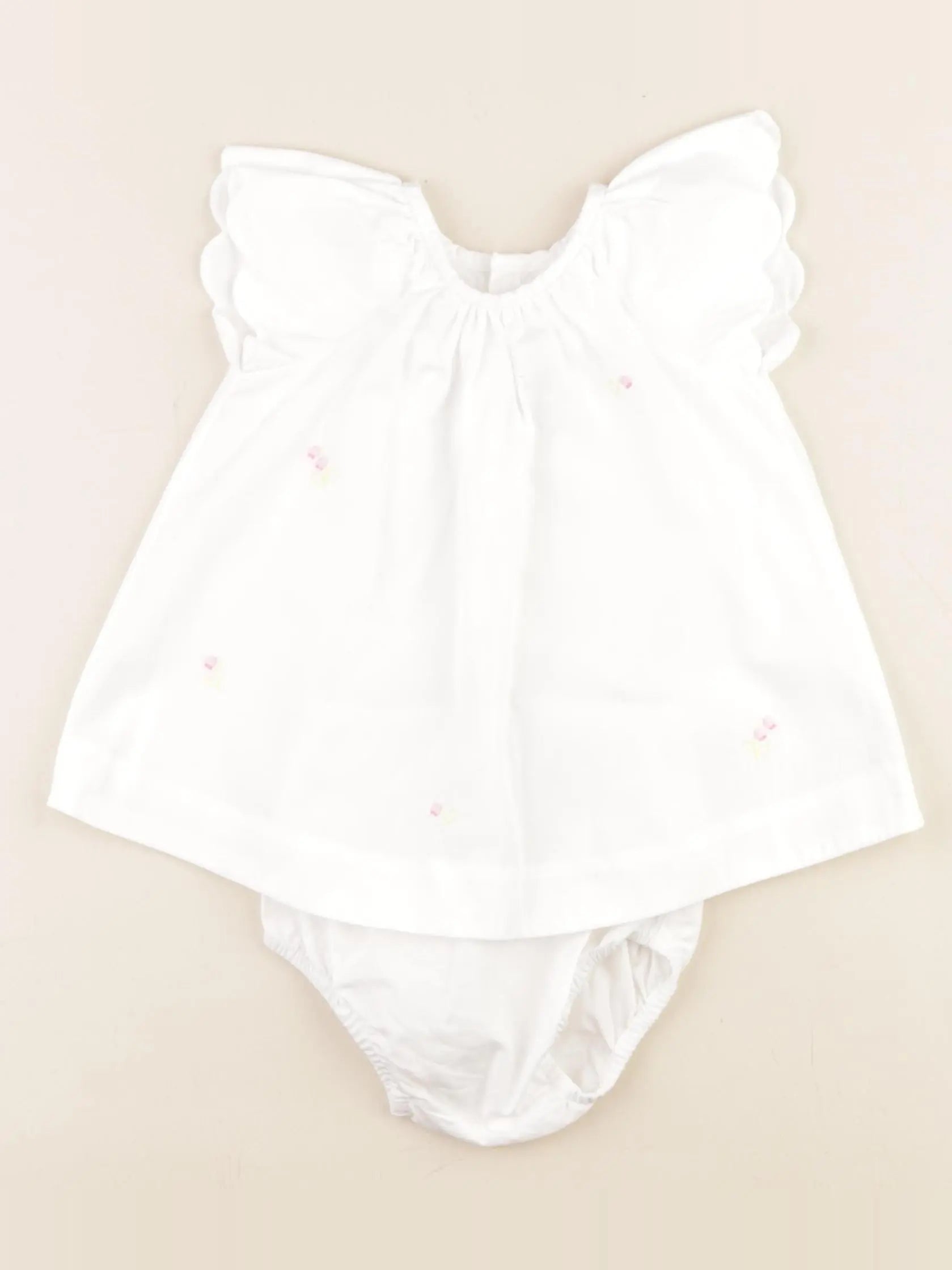 Jacadi - robe blanc - 3 mois