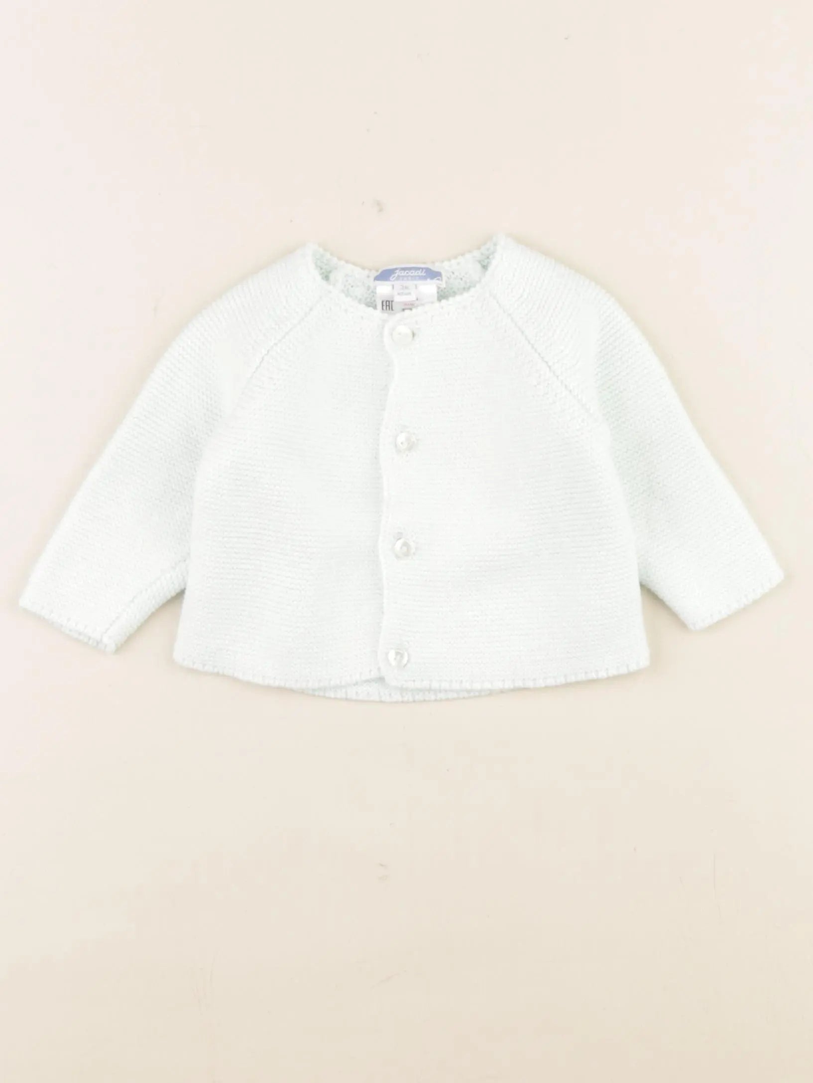 Jacadi - gilet vert - 3 mois
