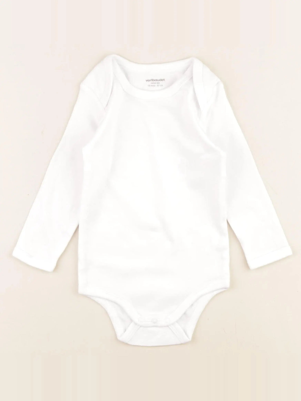 Vertbaudet - body blanc - 18 mois