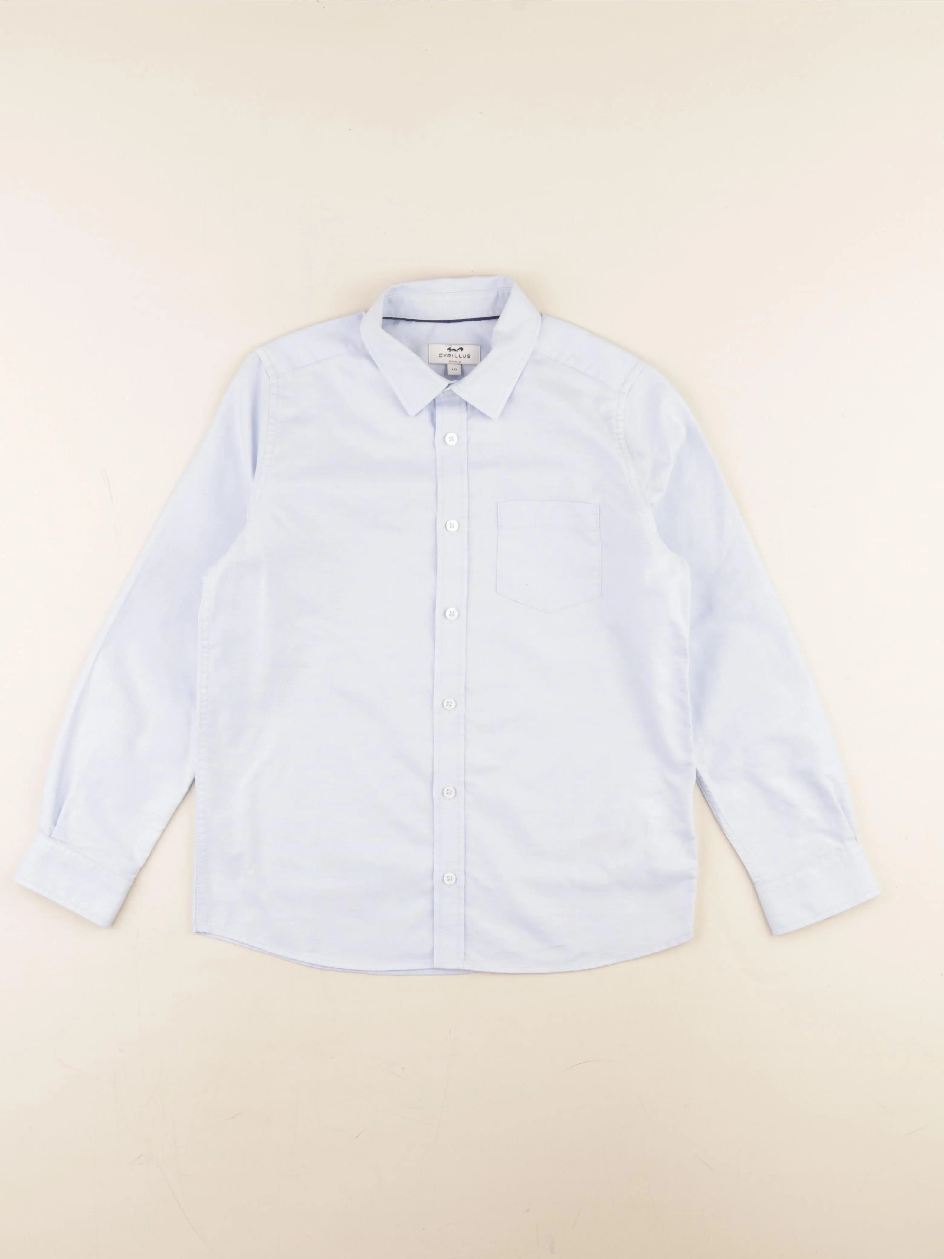 Cyrillus - chemise bleu - 10 ans