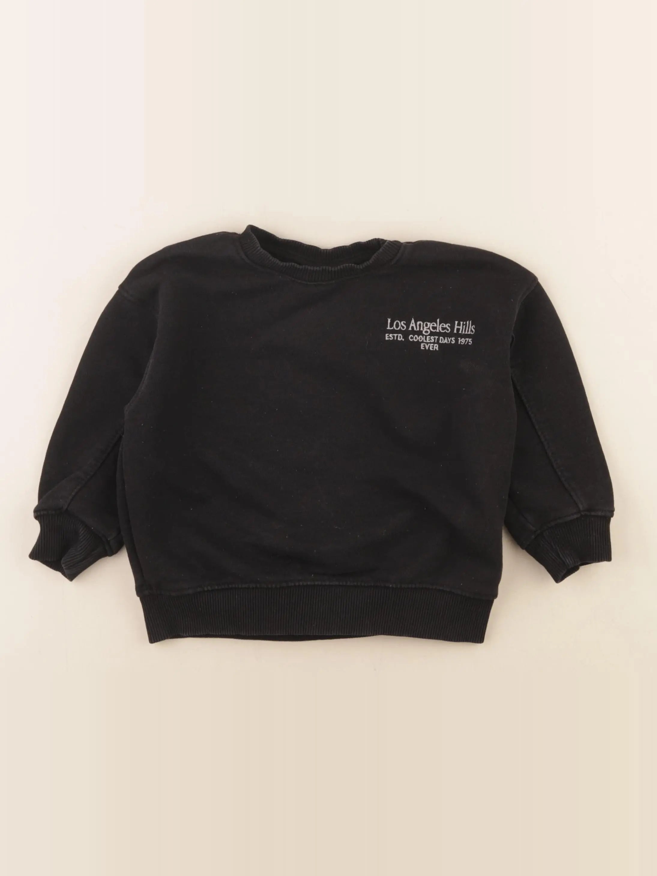Zara - sweat noir - 2 ans