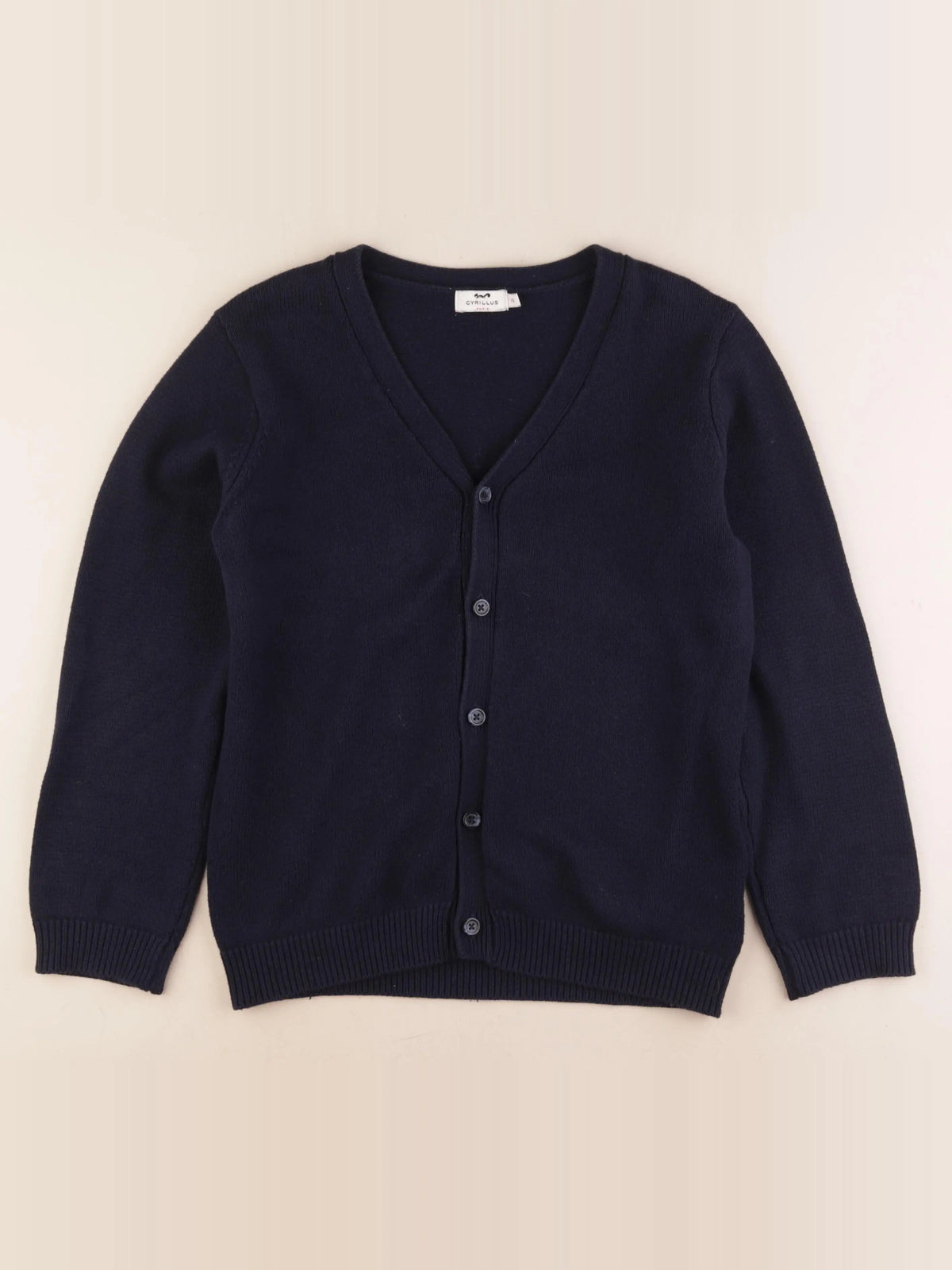 Cyrillus - gilet bleu - 12 ans