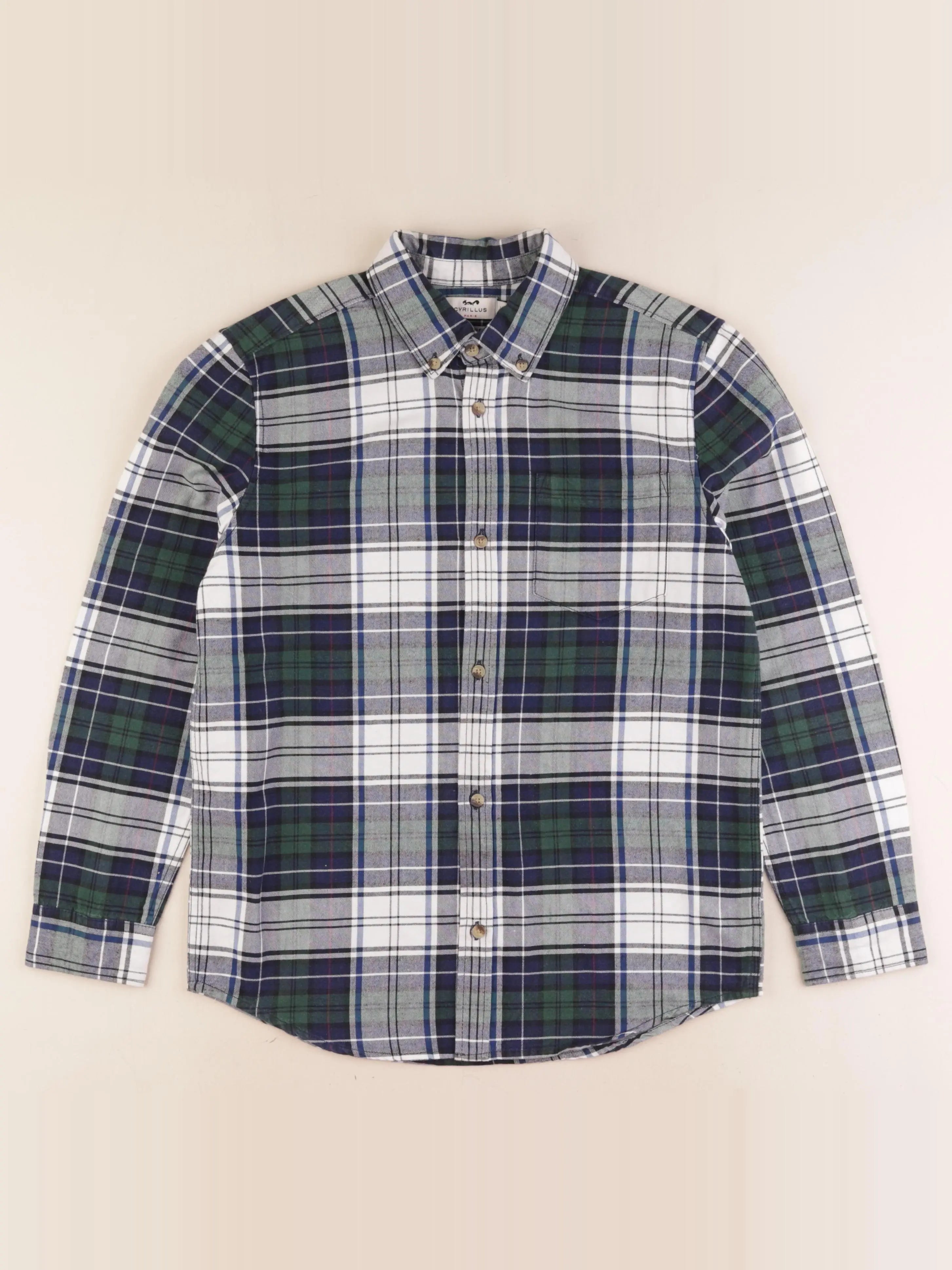 Cyrillus - chemise multicolore - 12 ans
