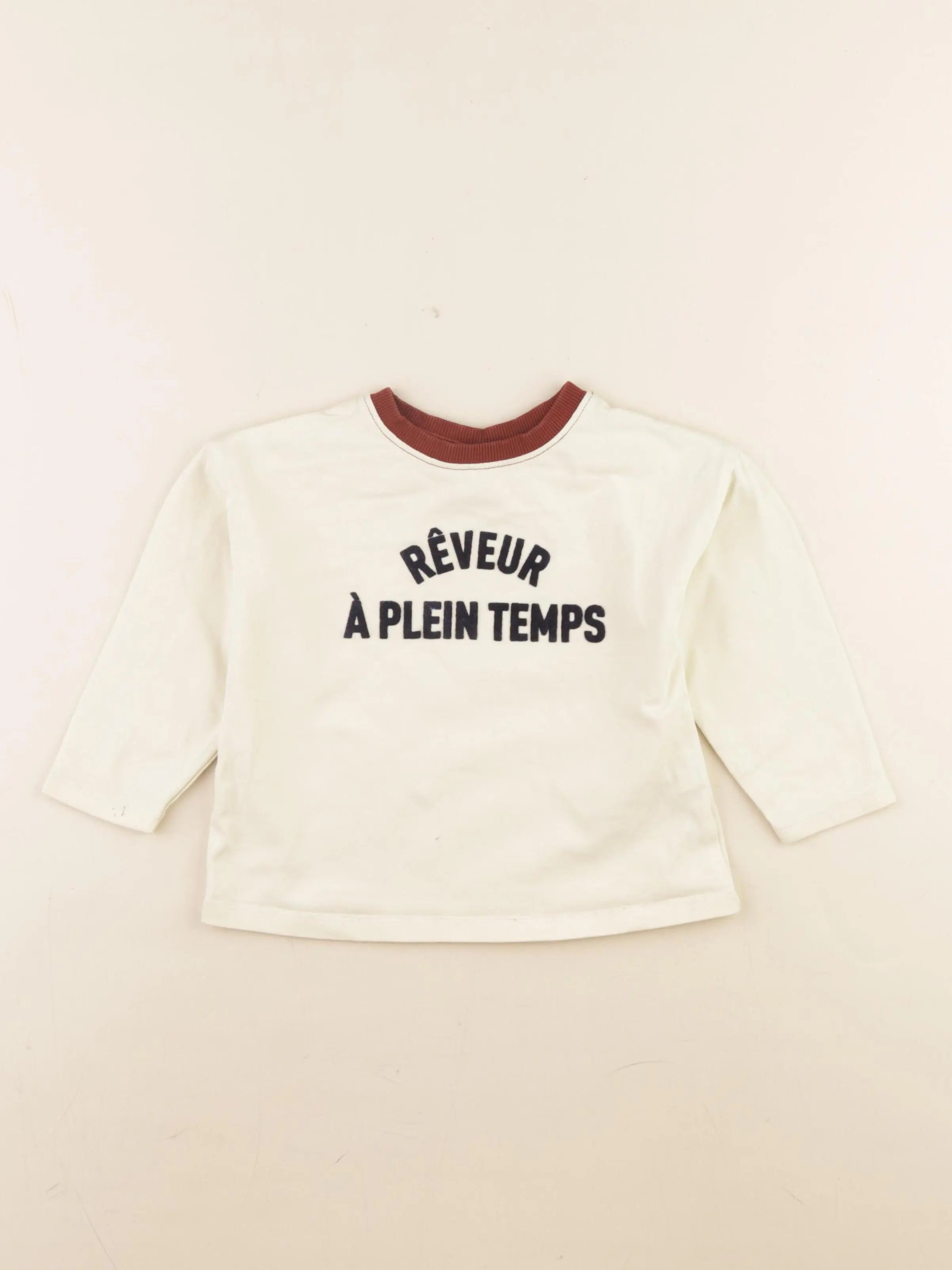 Zara - sweat beige - 2 ans