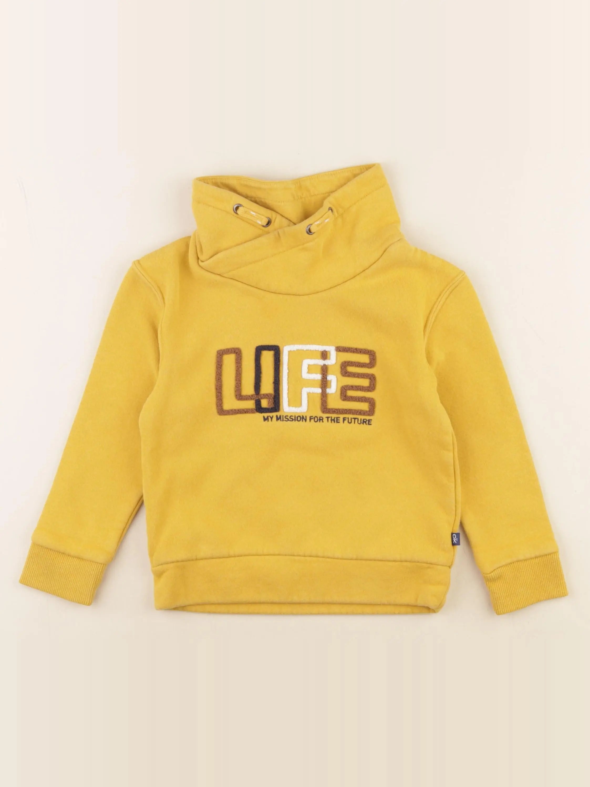 Okaidi - sweat jaune - 3 ans