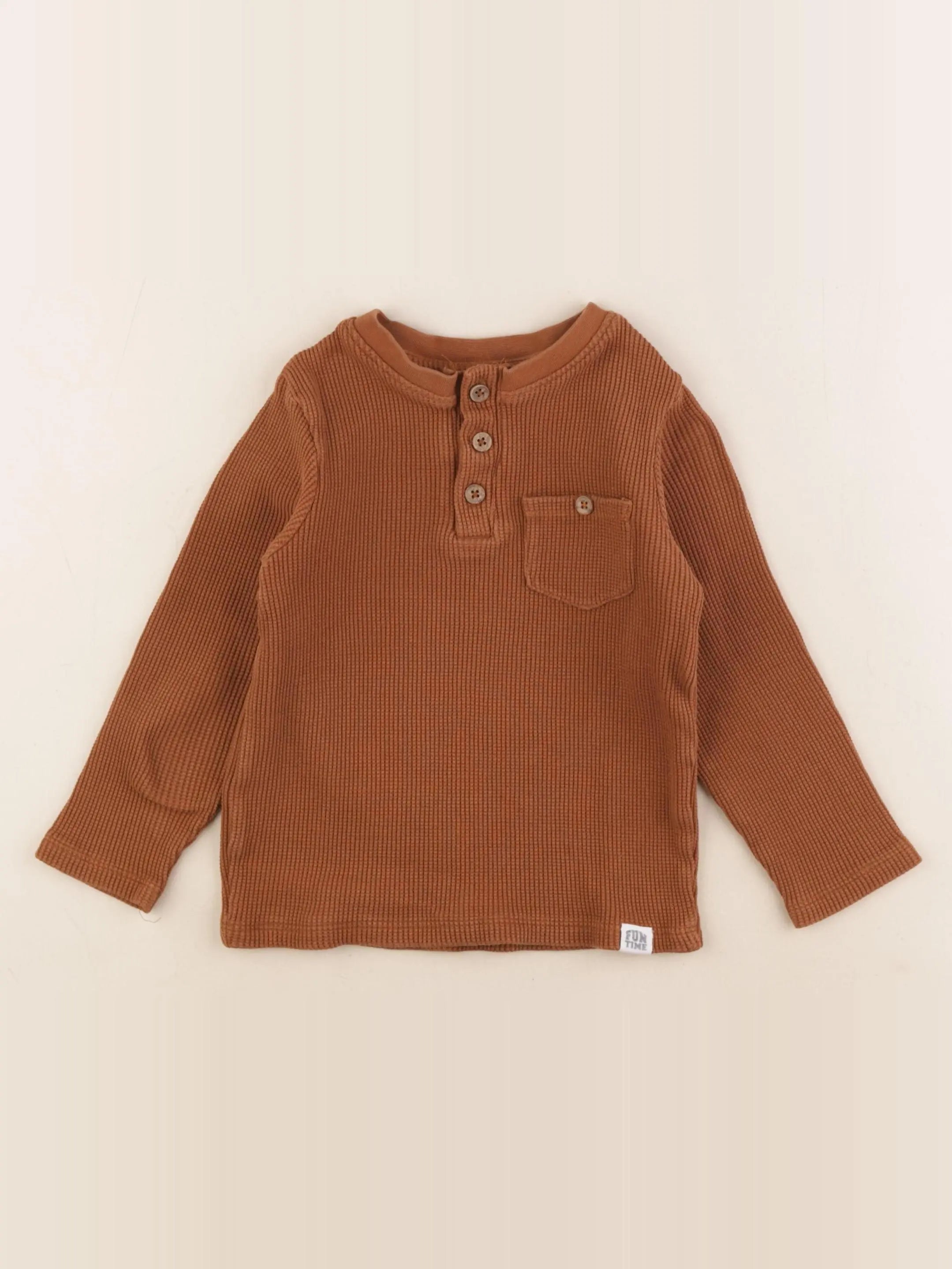 Eden & Victor - tee-shirt marron - 4 ans