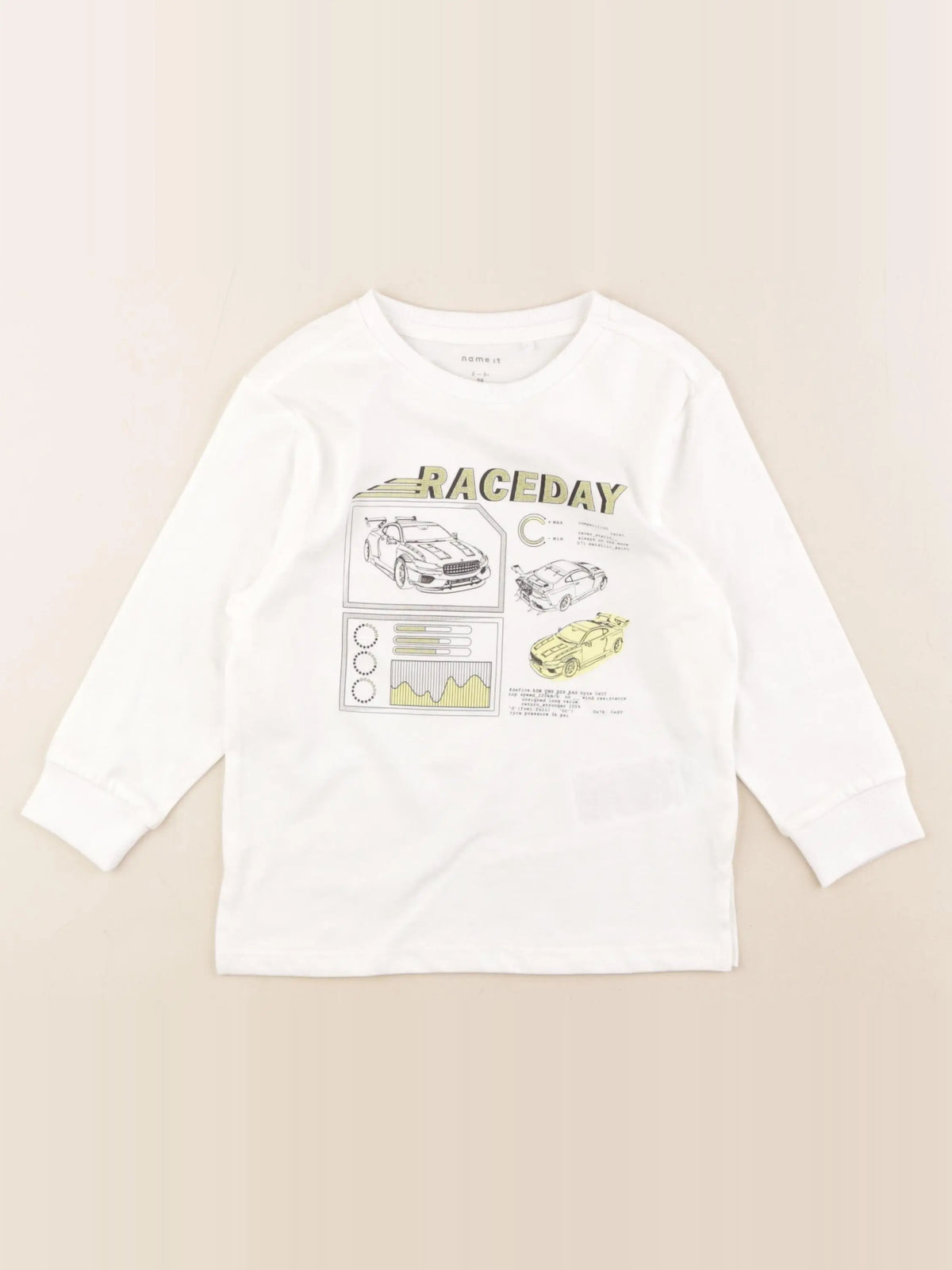 Name it - tee-shirt blanc - 2/3 ans