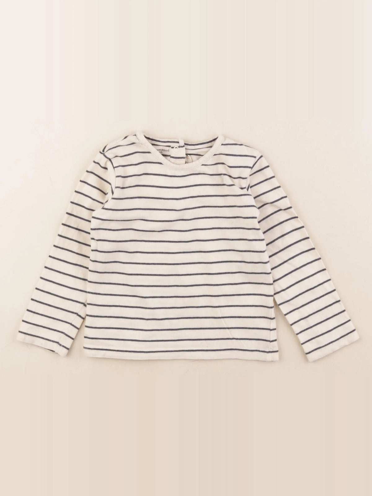 Vertbaudet - tee-shirt beige - 2 ans
