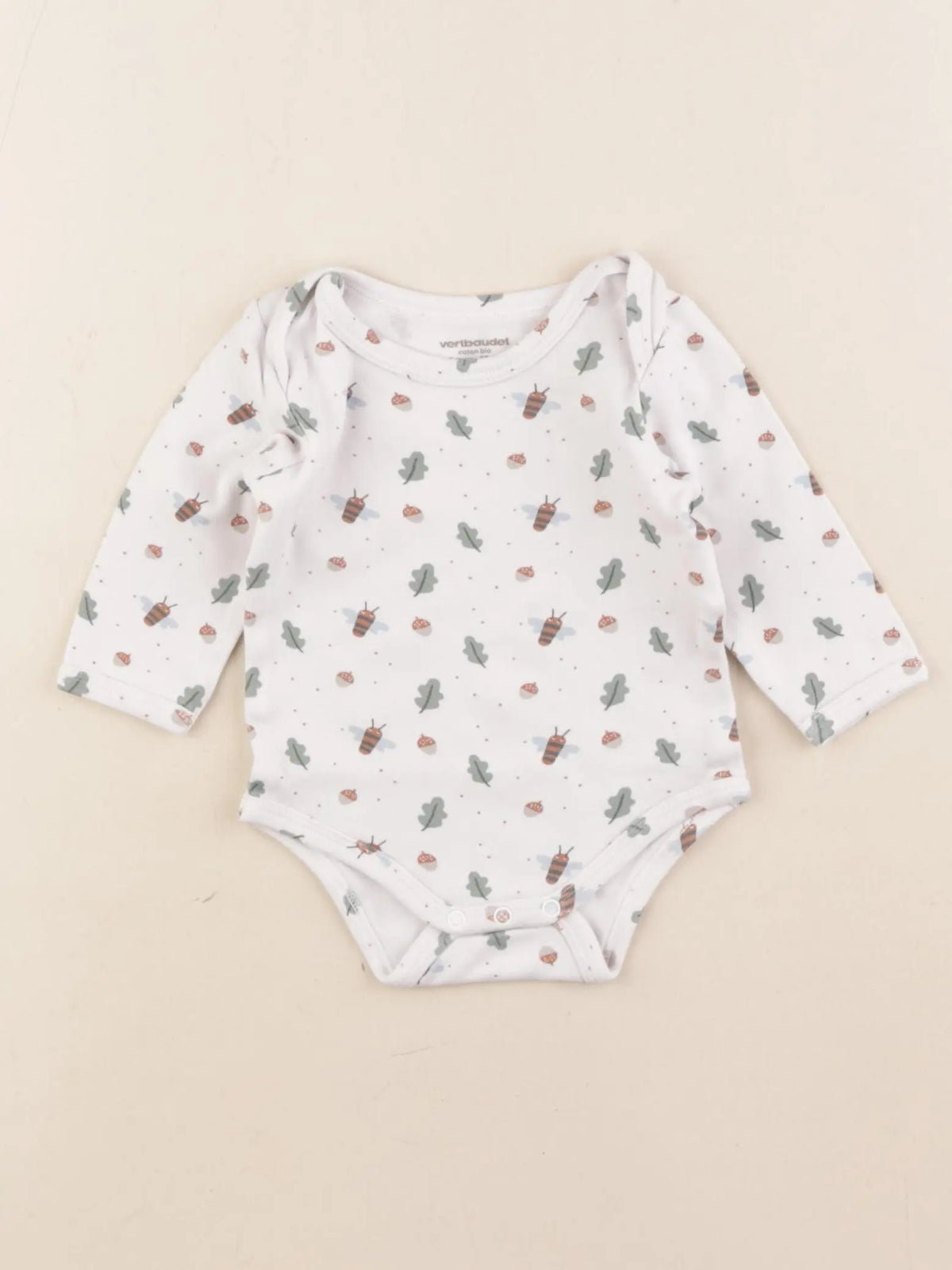 Vertbaudet - body blanc - 6 mois