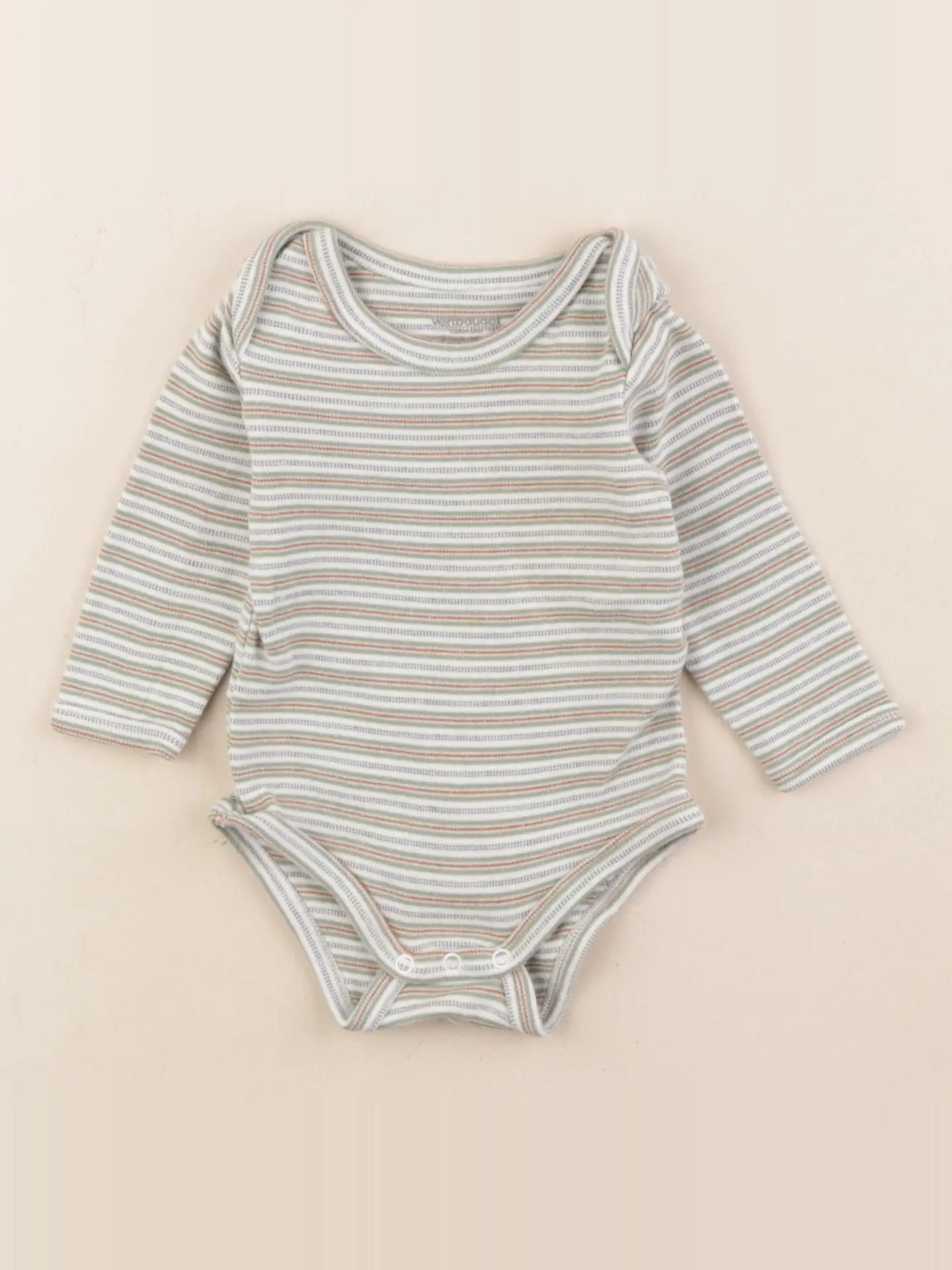 Vertbaudet - body multicolore - 6 mois