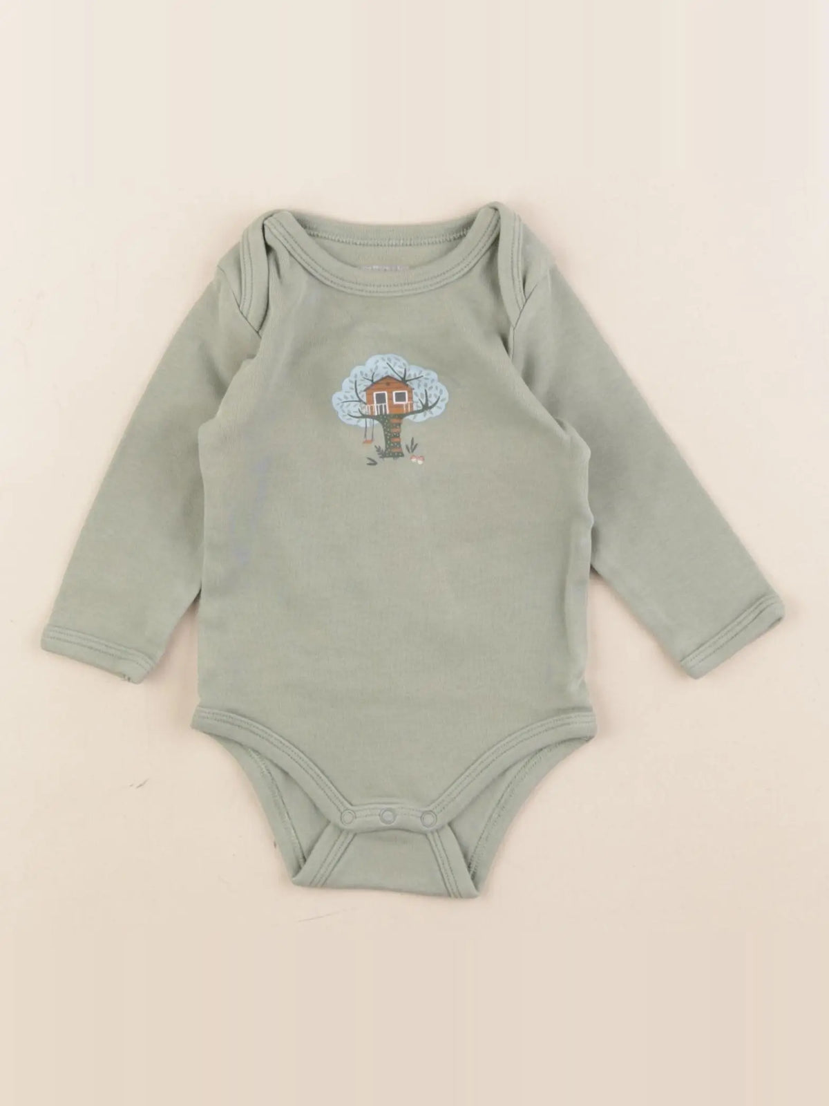 Vertbaudet - body vert - 9 mois