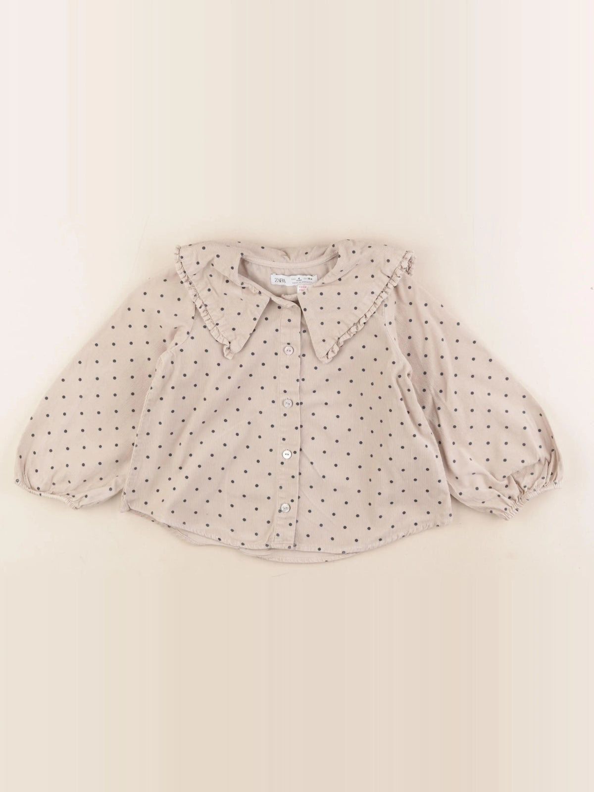Zara - blouse marron - 4 ans