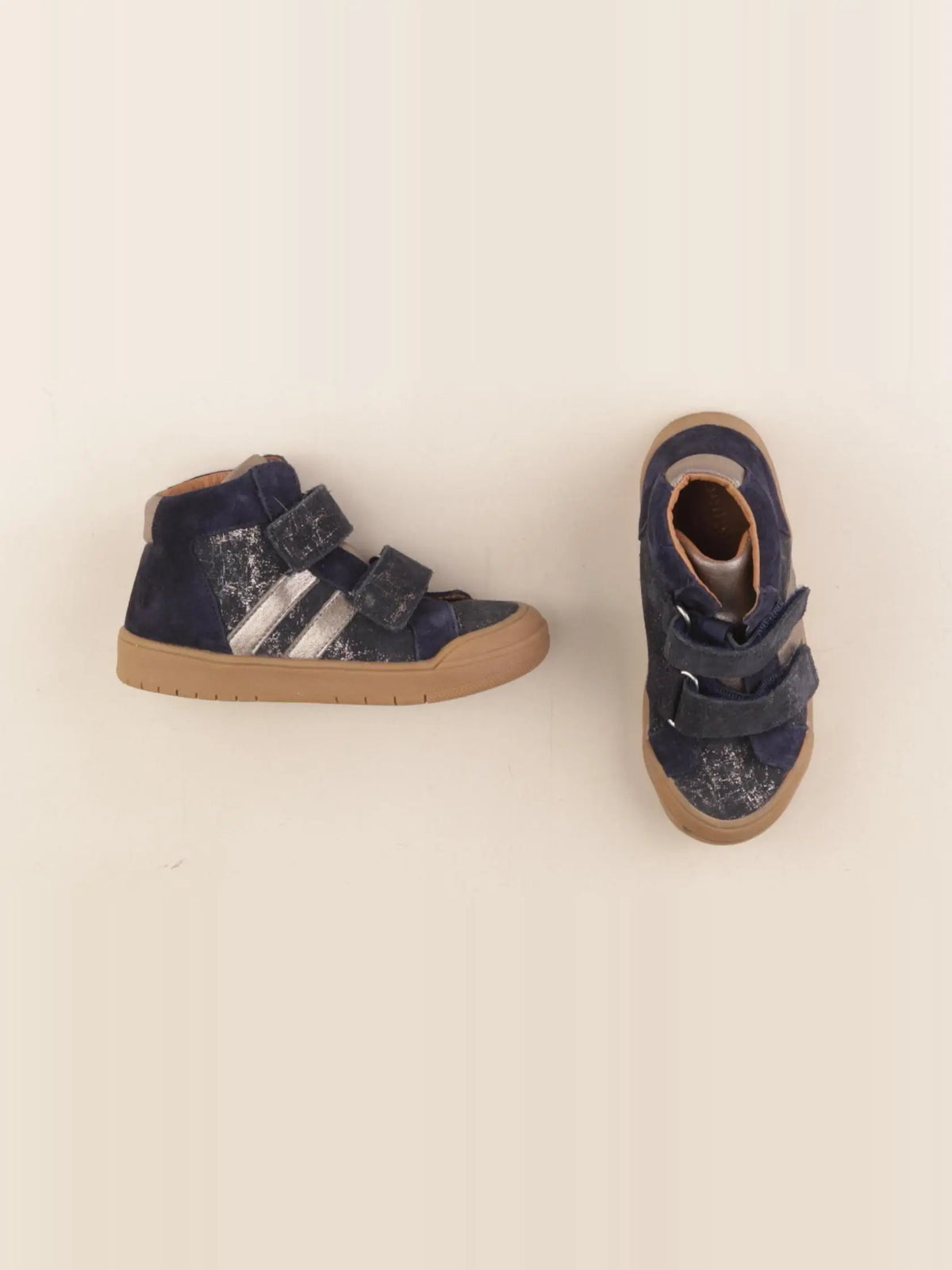 Bellamy - baskets bleu, or - pointure 28