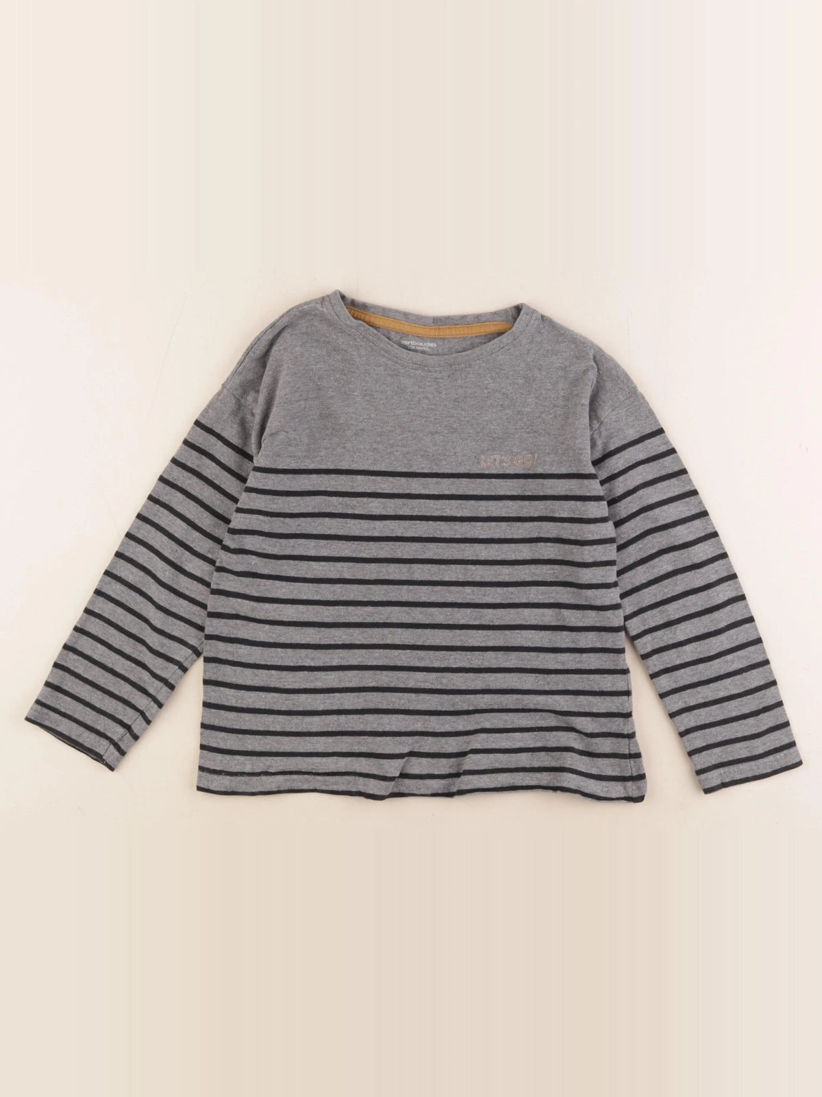 Vertbaudet - tee-shirt gris - 8 ans