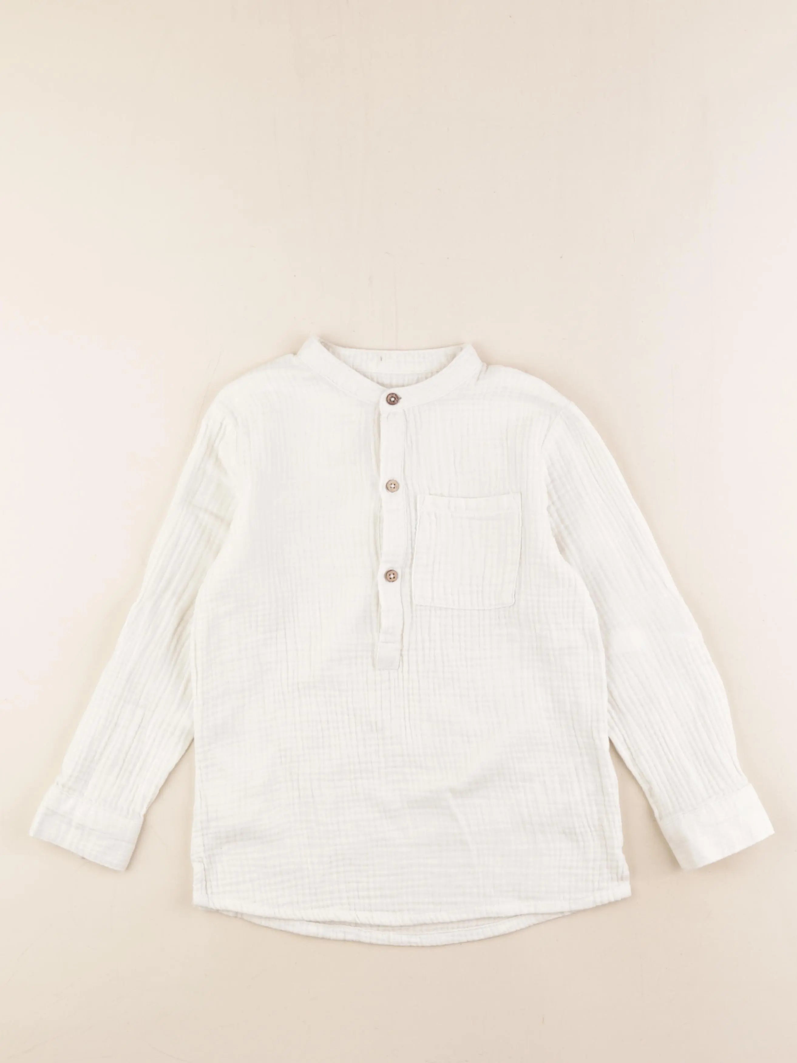 Vertbaudet - chemise blanc - 8 ans