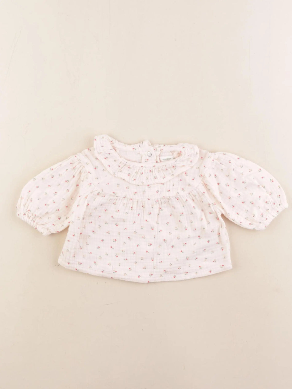Vertbaudet - blouse rose - 1 mois