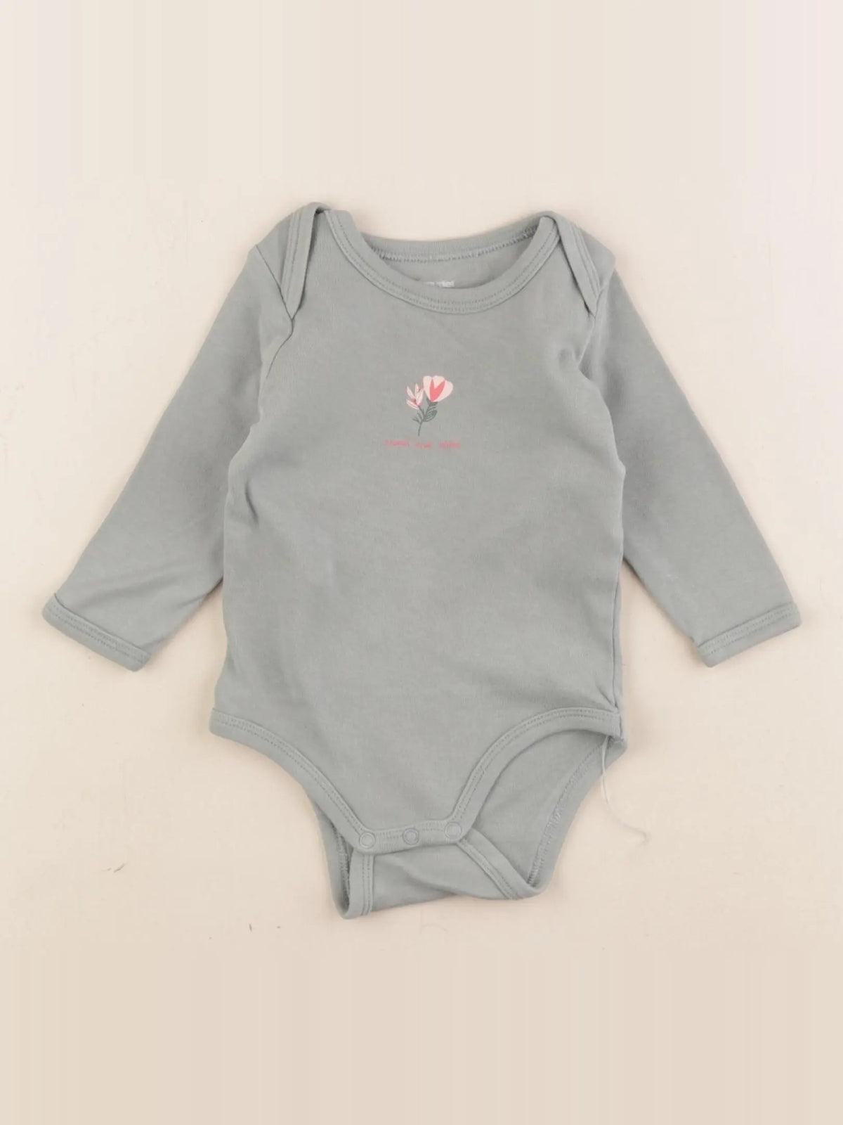 Vertbaudet - body vert - 6 mois