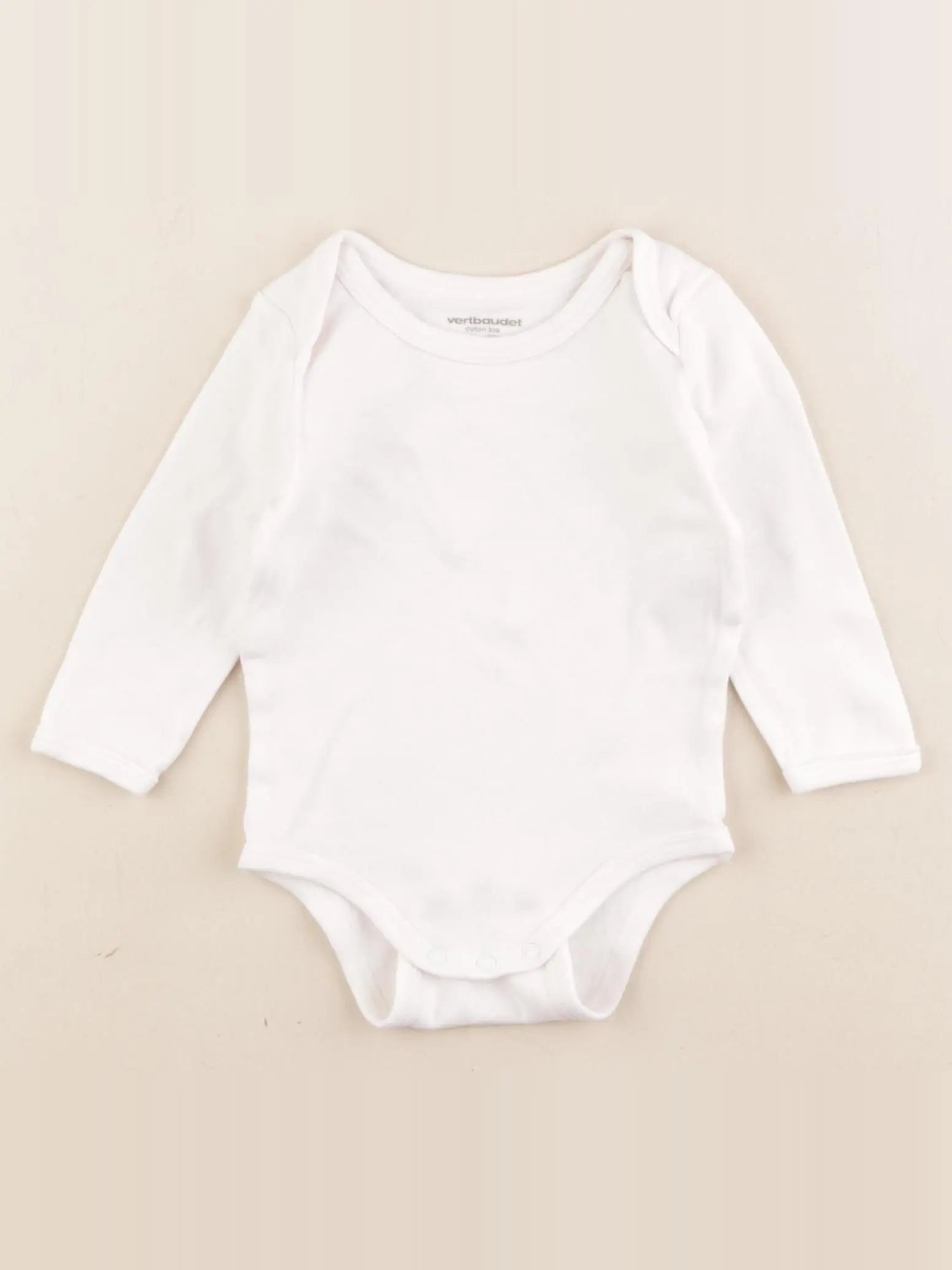 Vertbaudet - body blanc - 6 mois