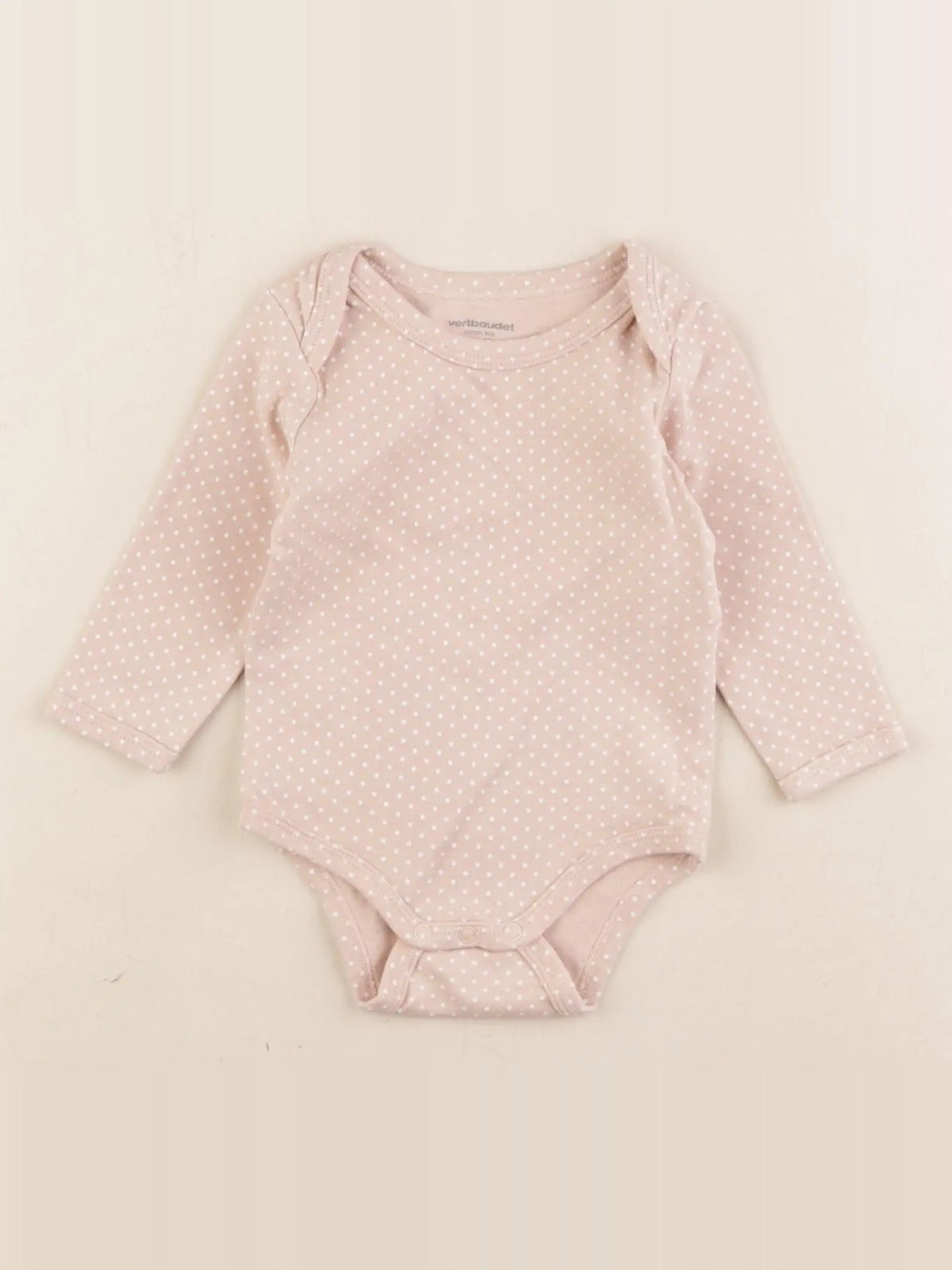 Vertbaudet - body marron - 6 mois