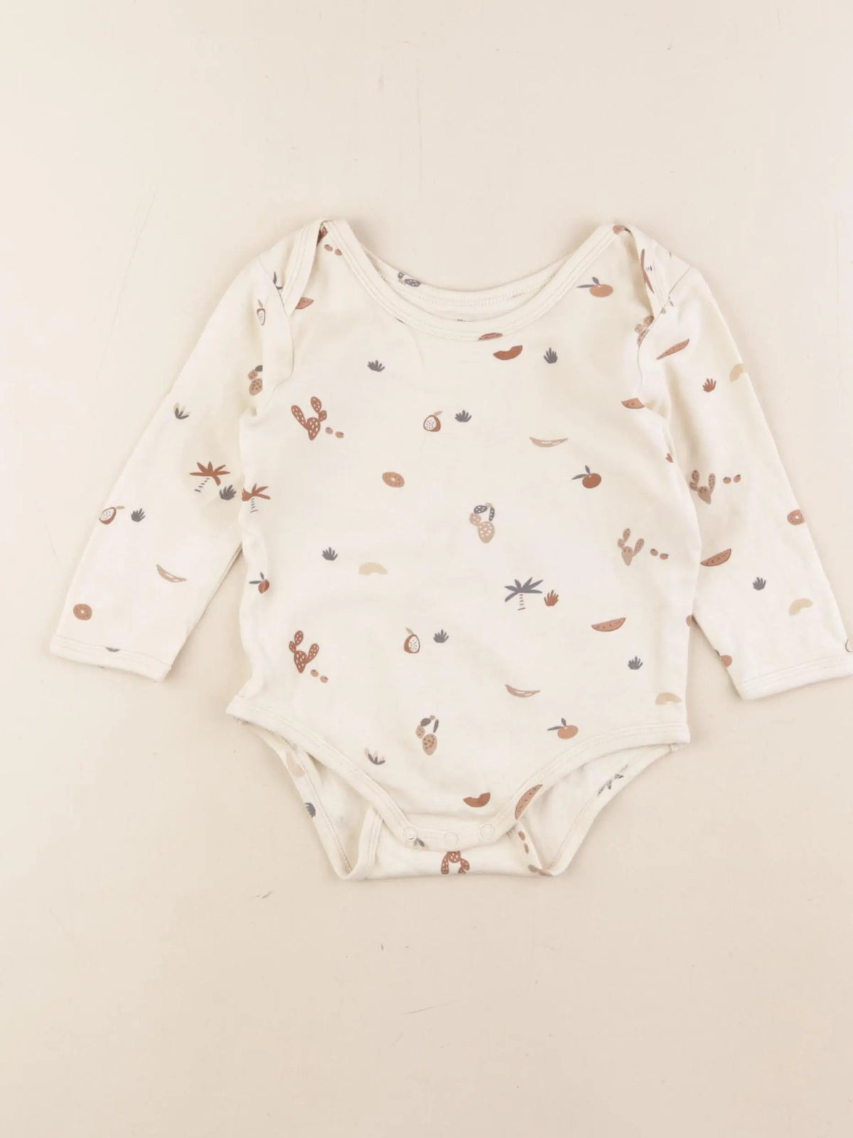 Vertbaudet - body beige - 18 mois