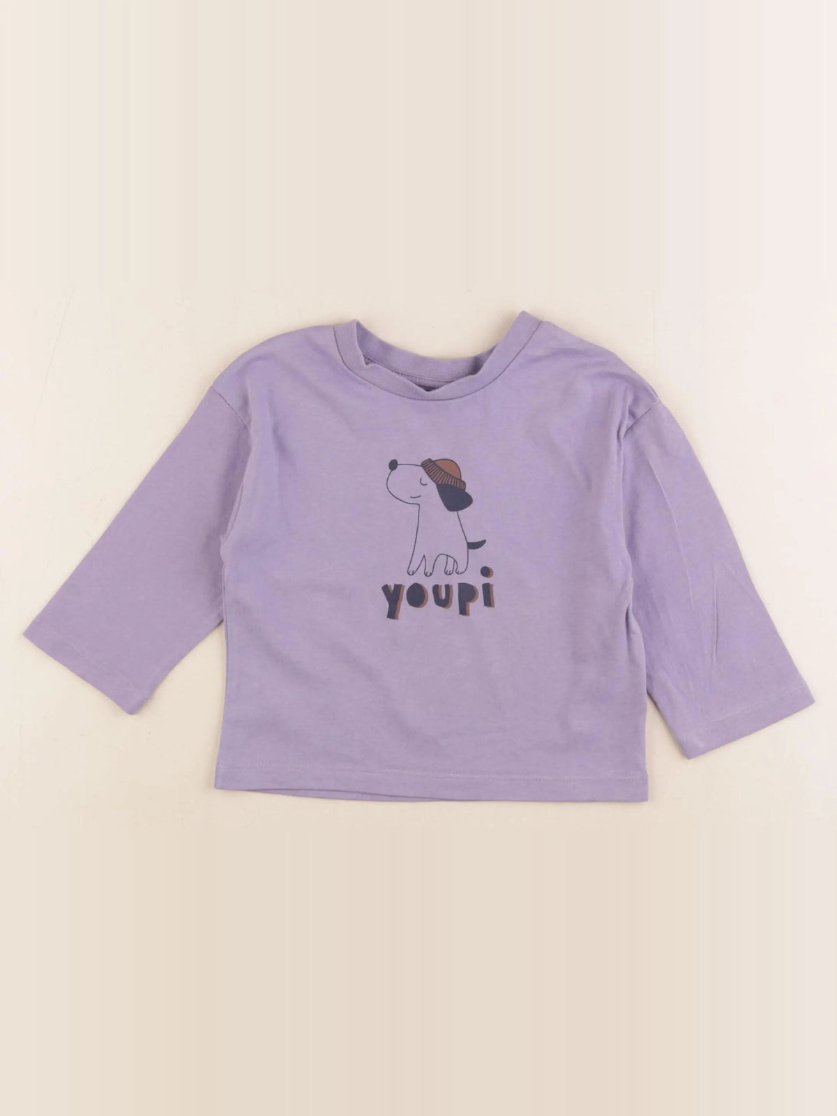 La Redoute - tee-shirt violet - 18 mois