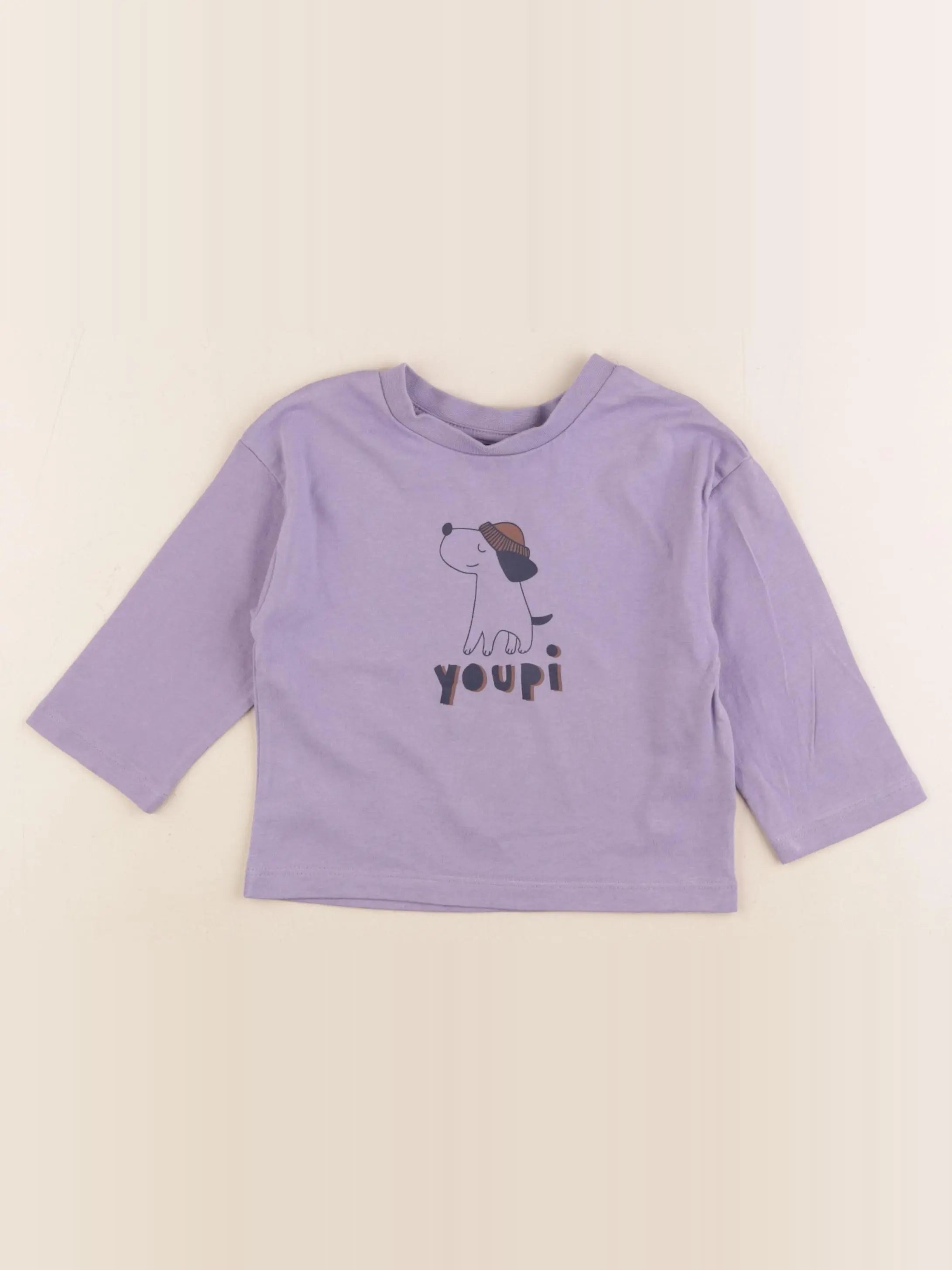 La Redoute - tee-shirt violet - 18 mois