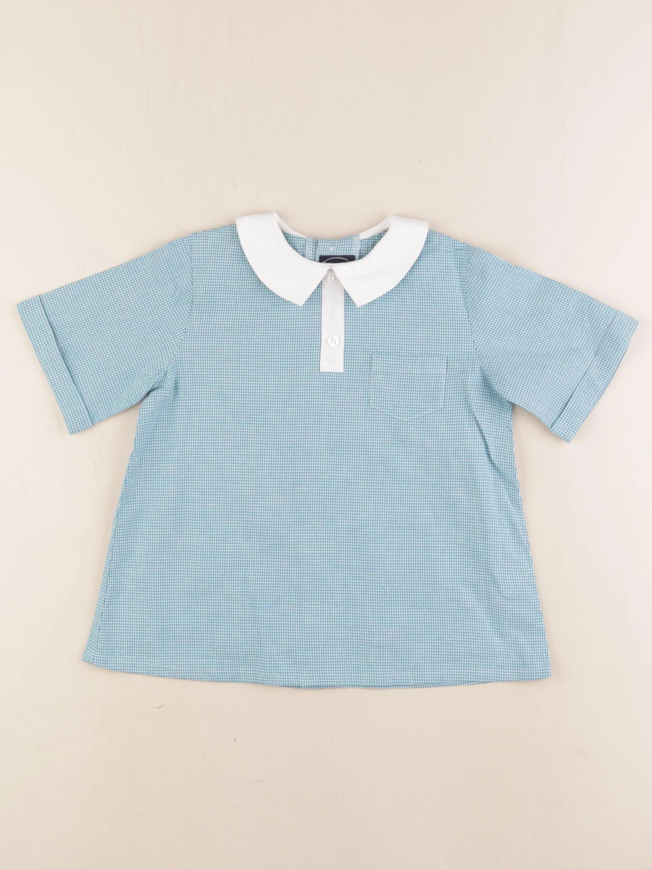 Frangin Frangine - chemise bleu - 4 ans