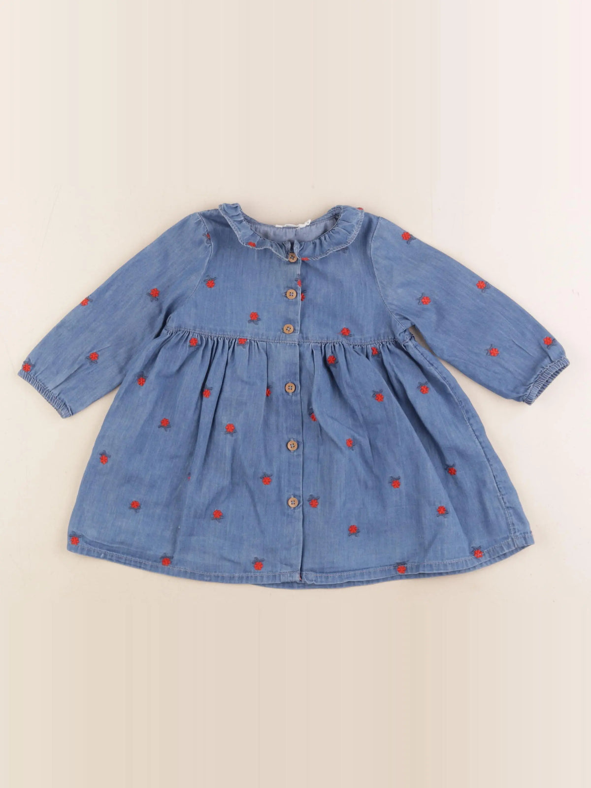 Boutchou - robe bleu - 9 mois