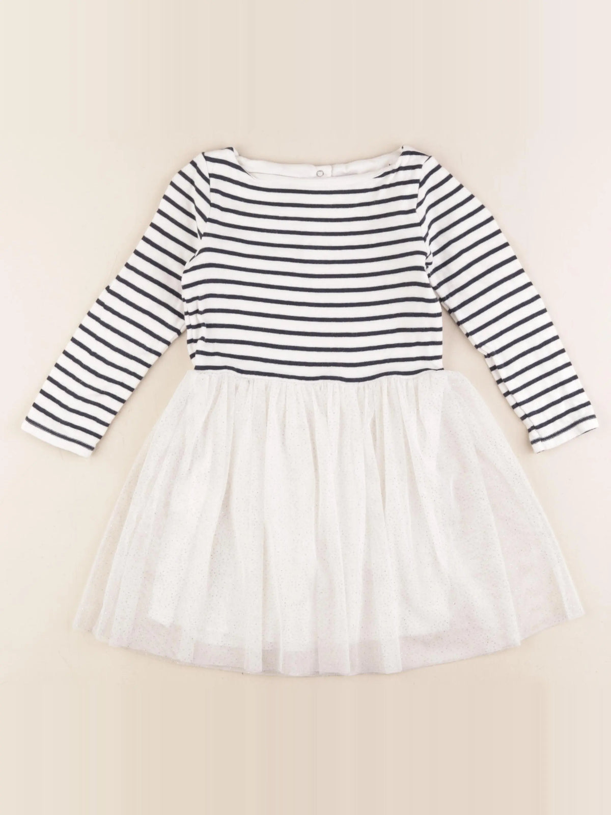 Petit Bateau - robe bleu - 4 ans