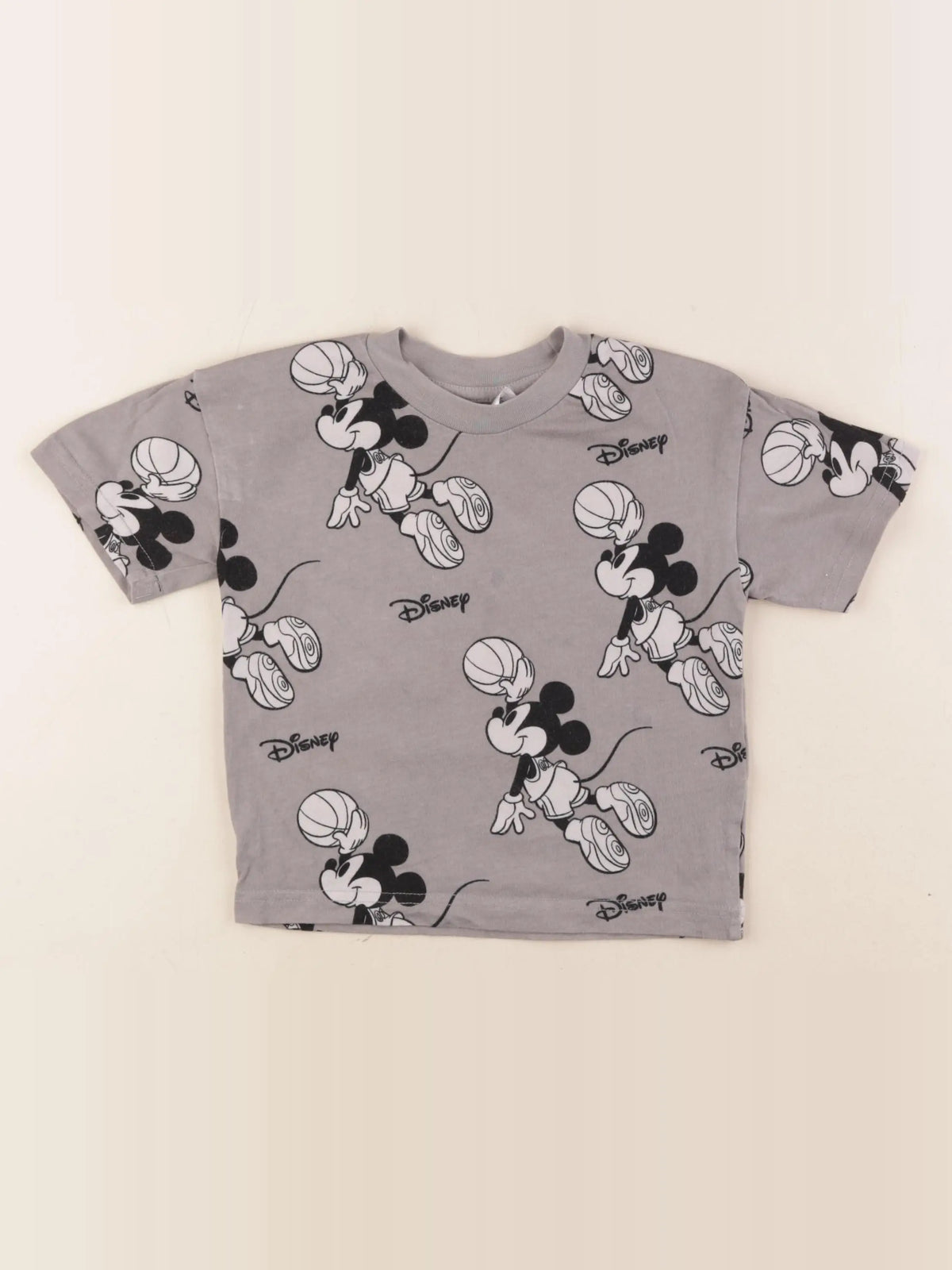 H&M - tee-shirt imprimé au dos gris - 18/24 mois