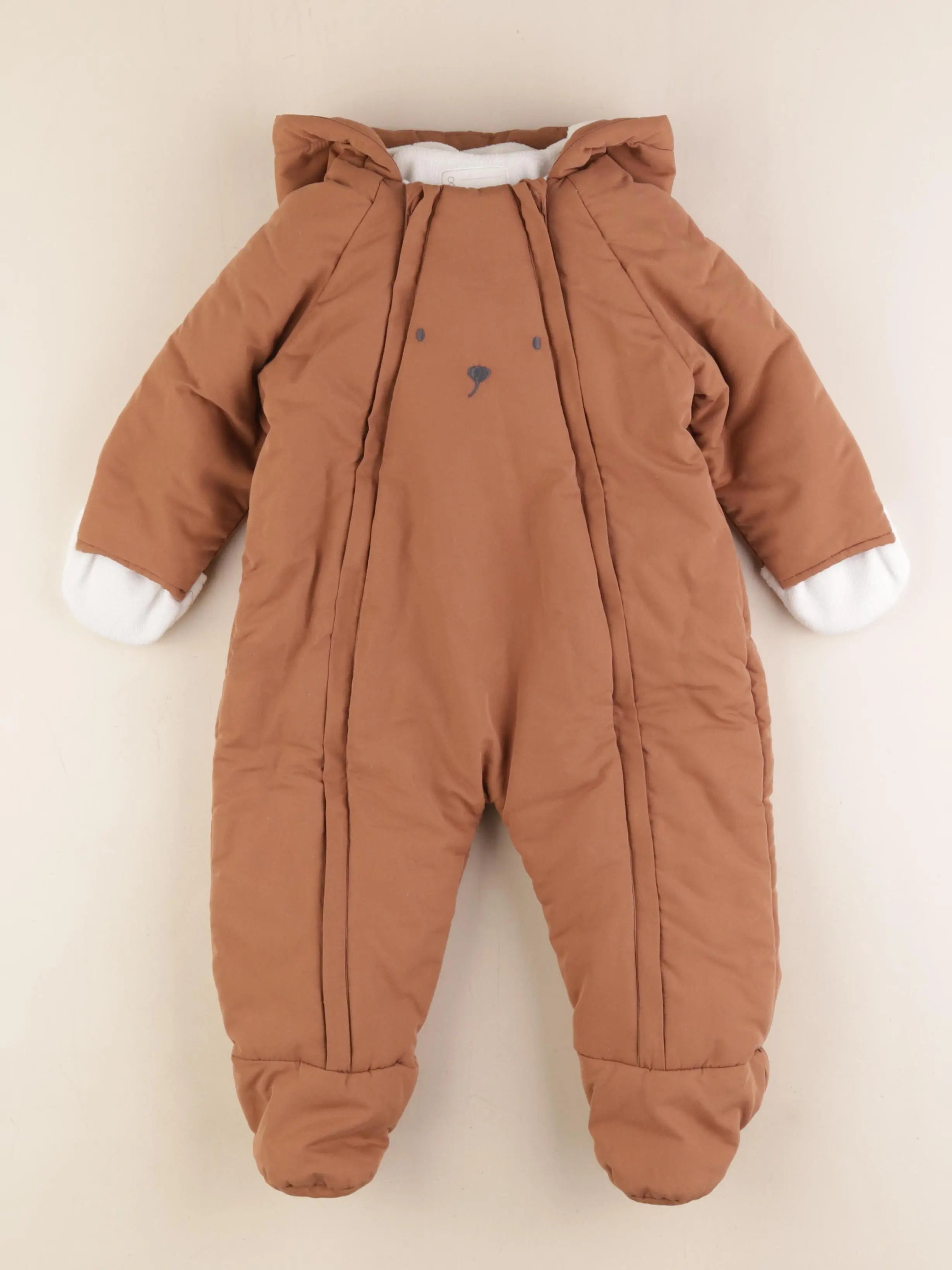 Vertbaudet - combi-pilote marron - 18 mois