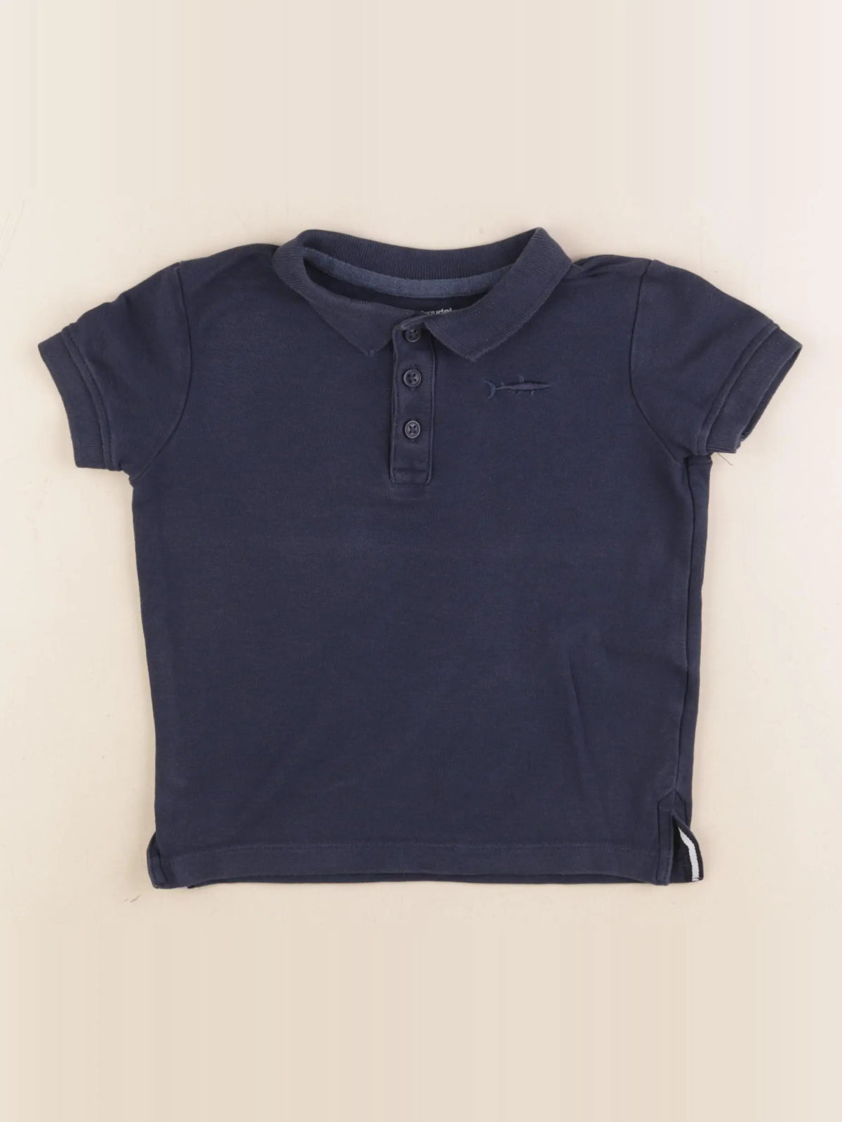 Vertbaudet - polo bleu - 4 ans