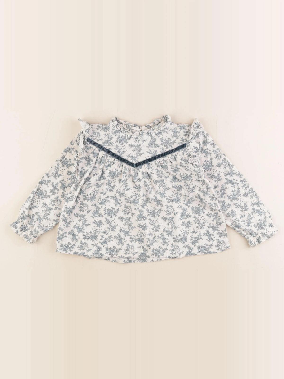 Vertbaudet - blouse vert - 6 ans