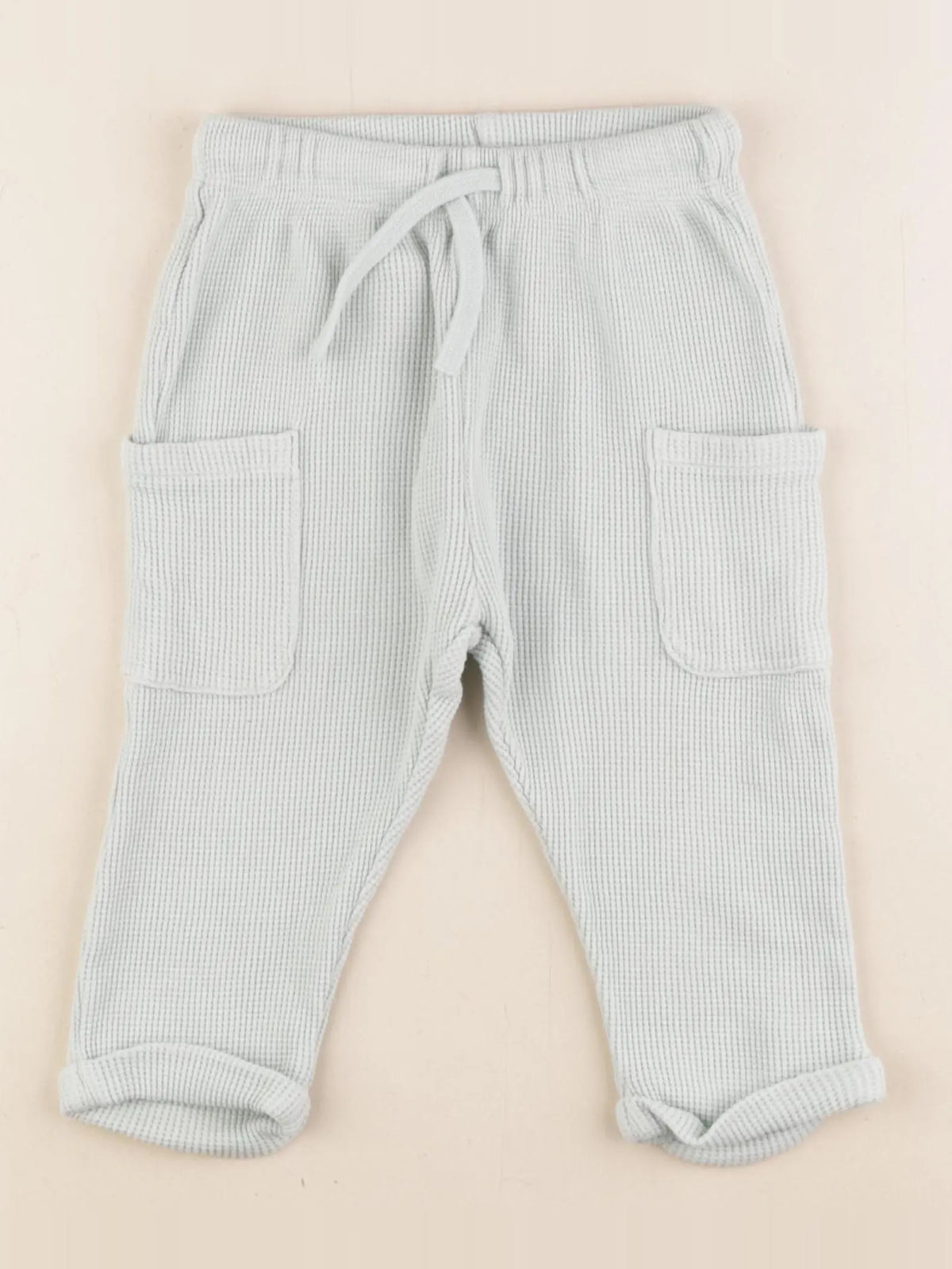 H&M - pantalon vert - 12/18 mois