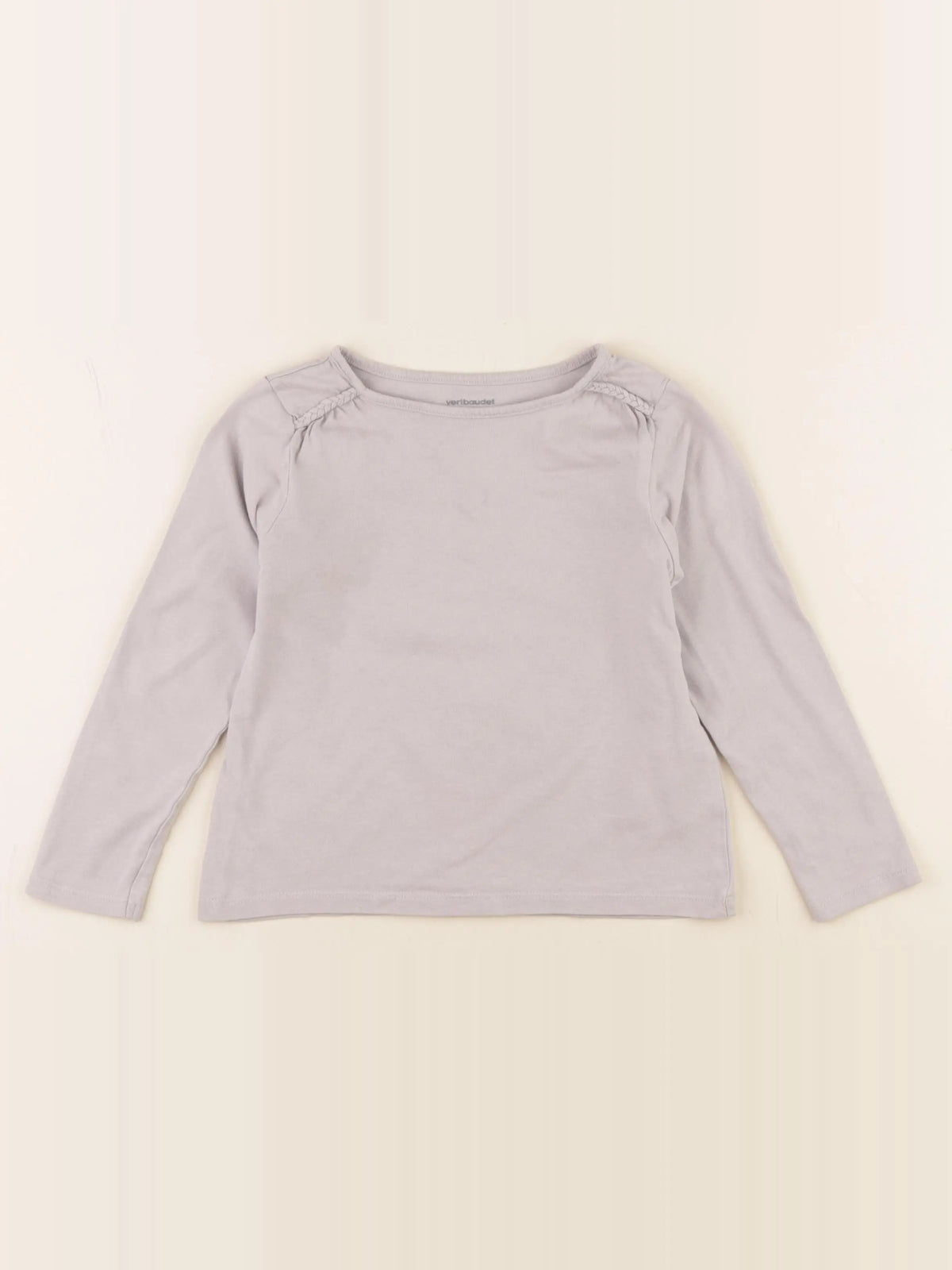 Vertbaudet - tee-shirt gris - 6 ans