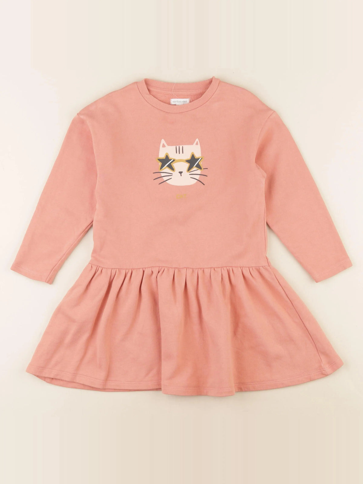 Vertbaudet - robe rose - 6 ans