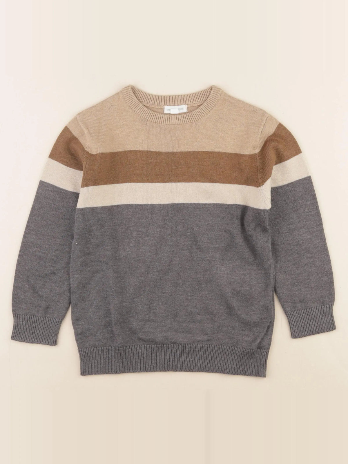 Vertbaudet - pull marron - 5 ans