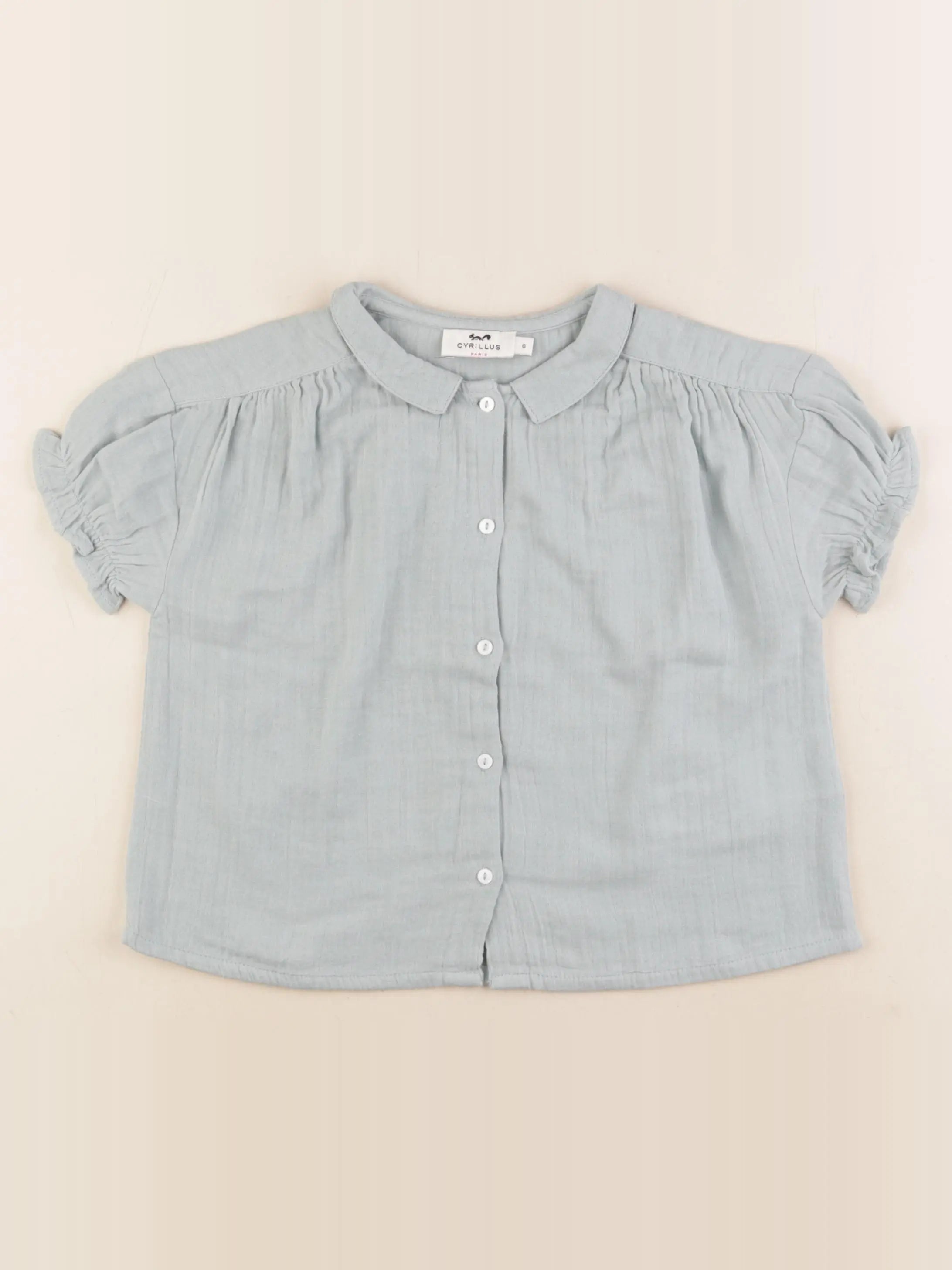 Cyrillus - blouse vert - 6 ans