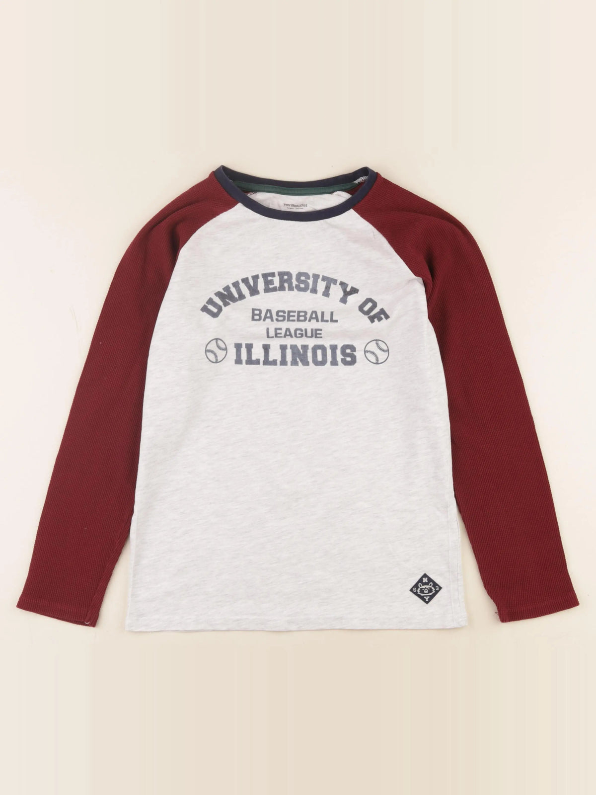 Vertbaudet - tee-shirt gris - 12 ans