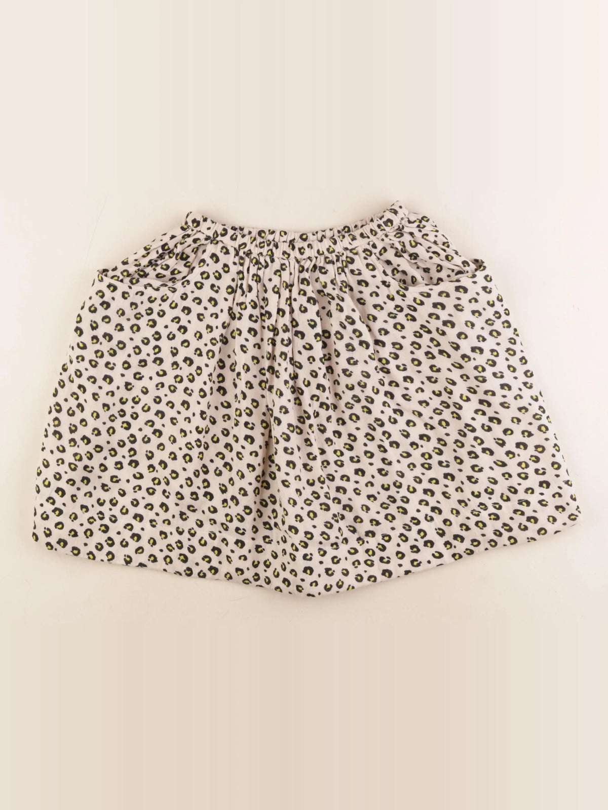 Bonton - jupe beige, noir - 10 ans