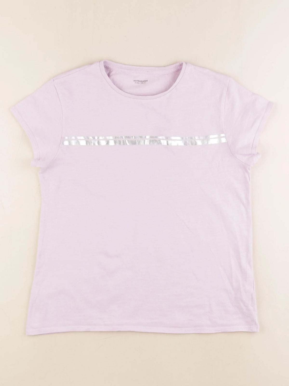 Vertbaudet - tee-shirt violet - 14 ans