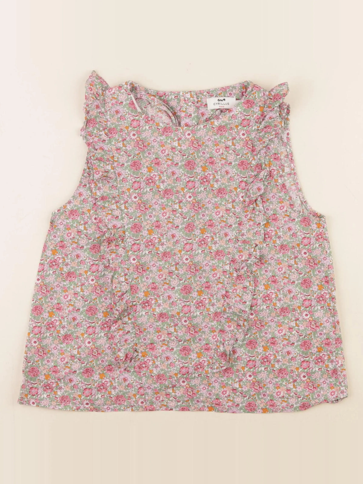 Cyrillus - blouse multicolore - 10 ans