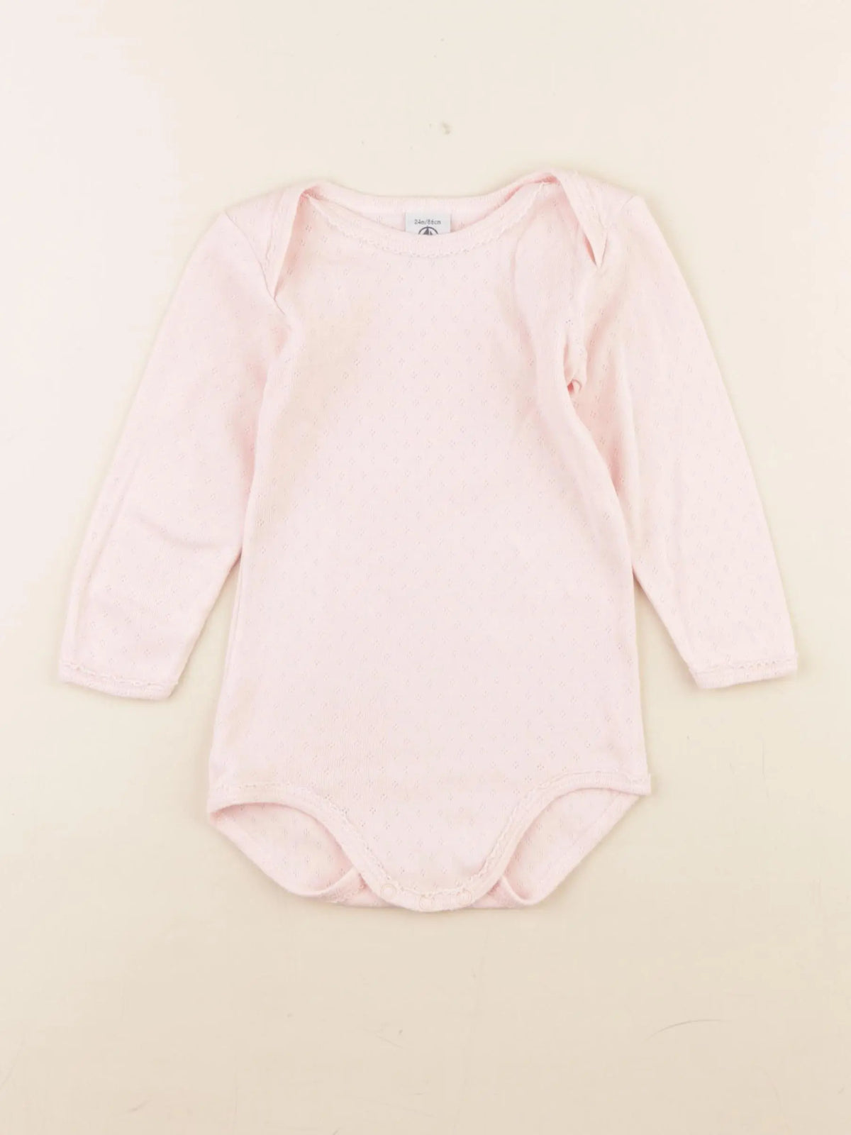 Petit Bateau - body rose - 24 mois