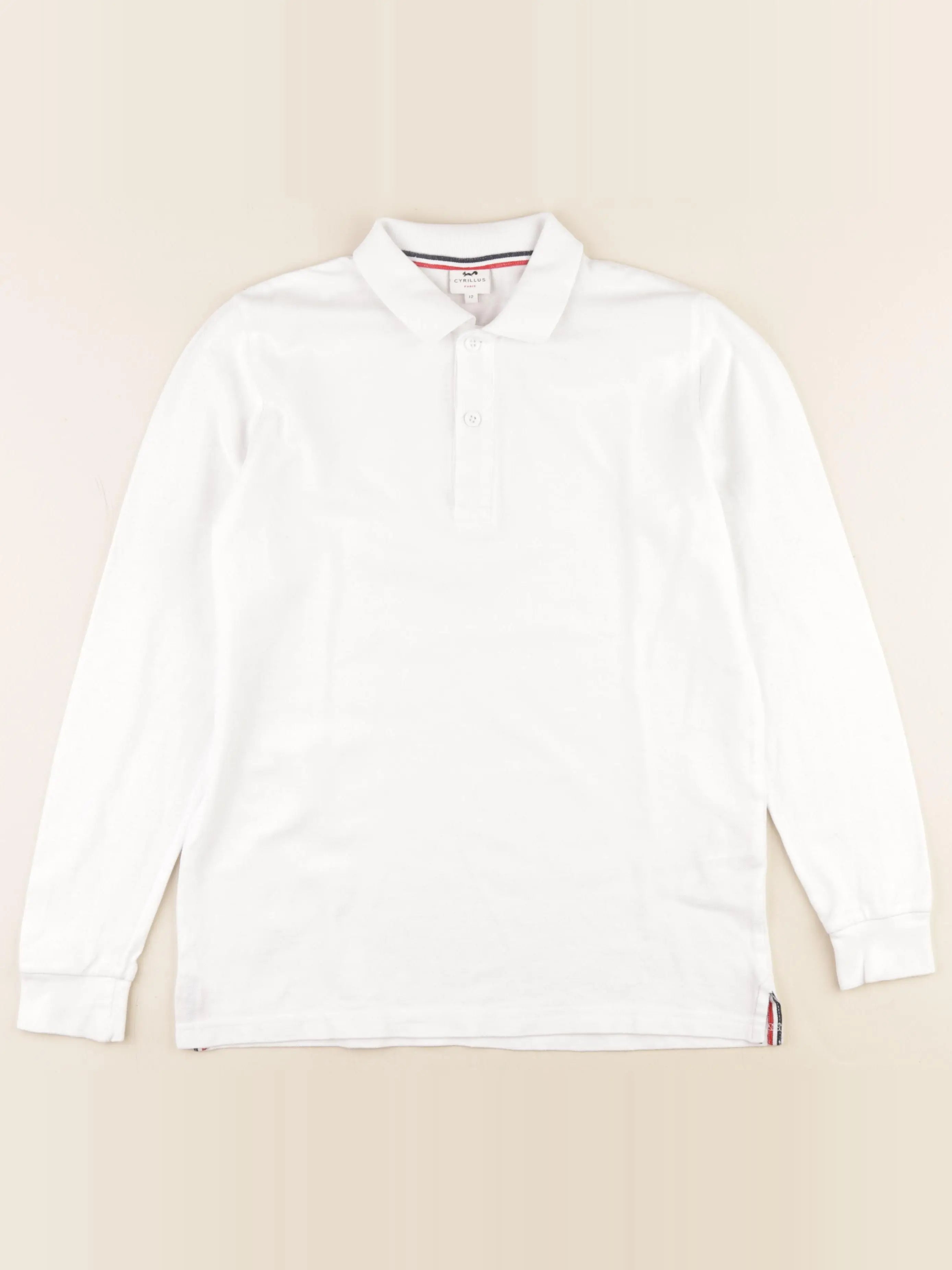 Cyrillus - polo blanc - 12 ans
