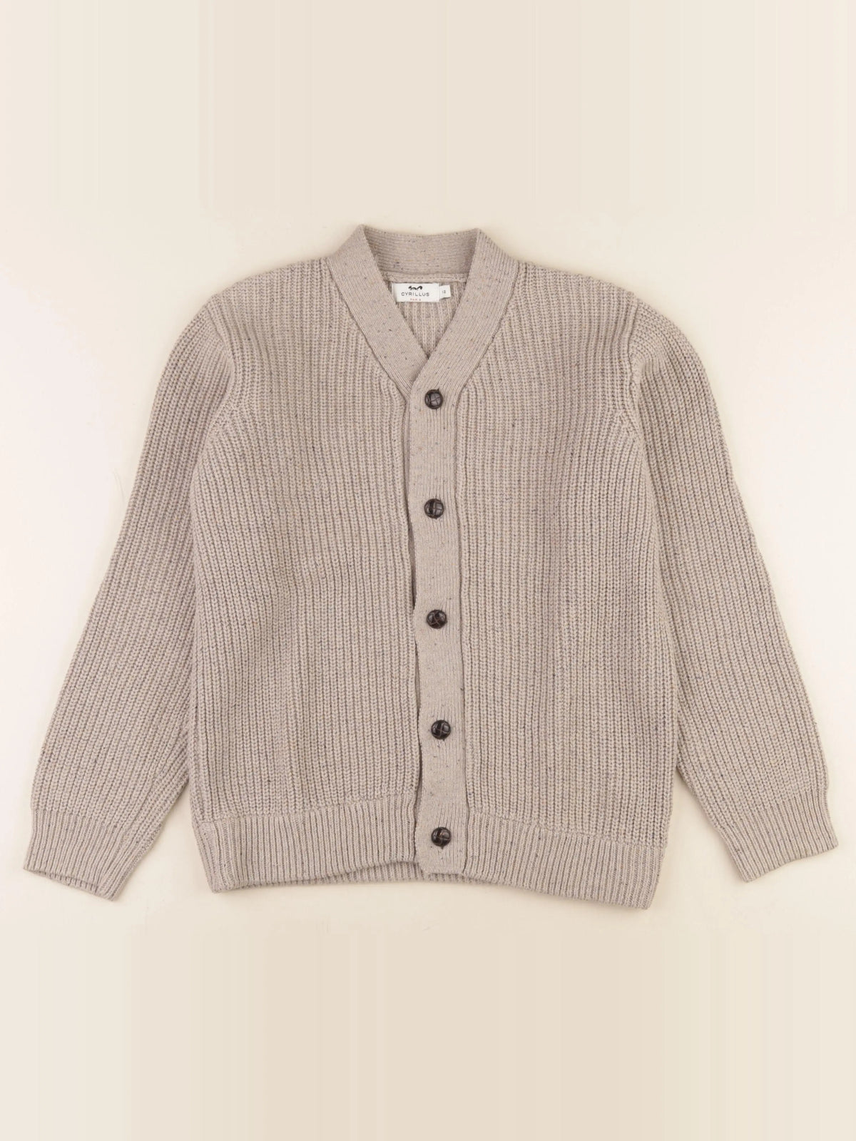 Cyrillus - gilet marron - 12 ans