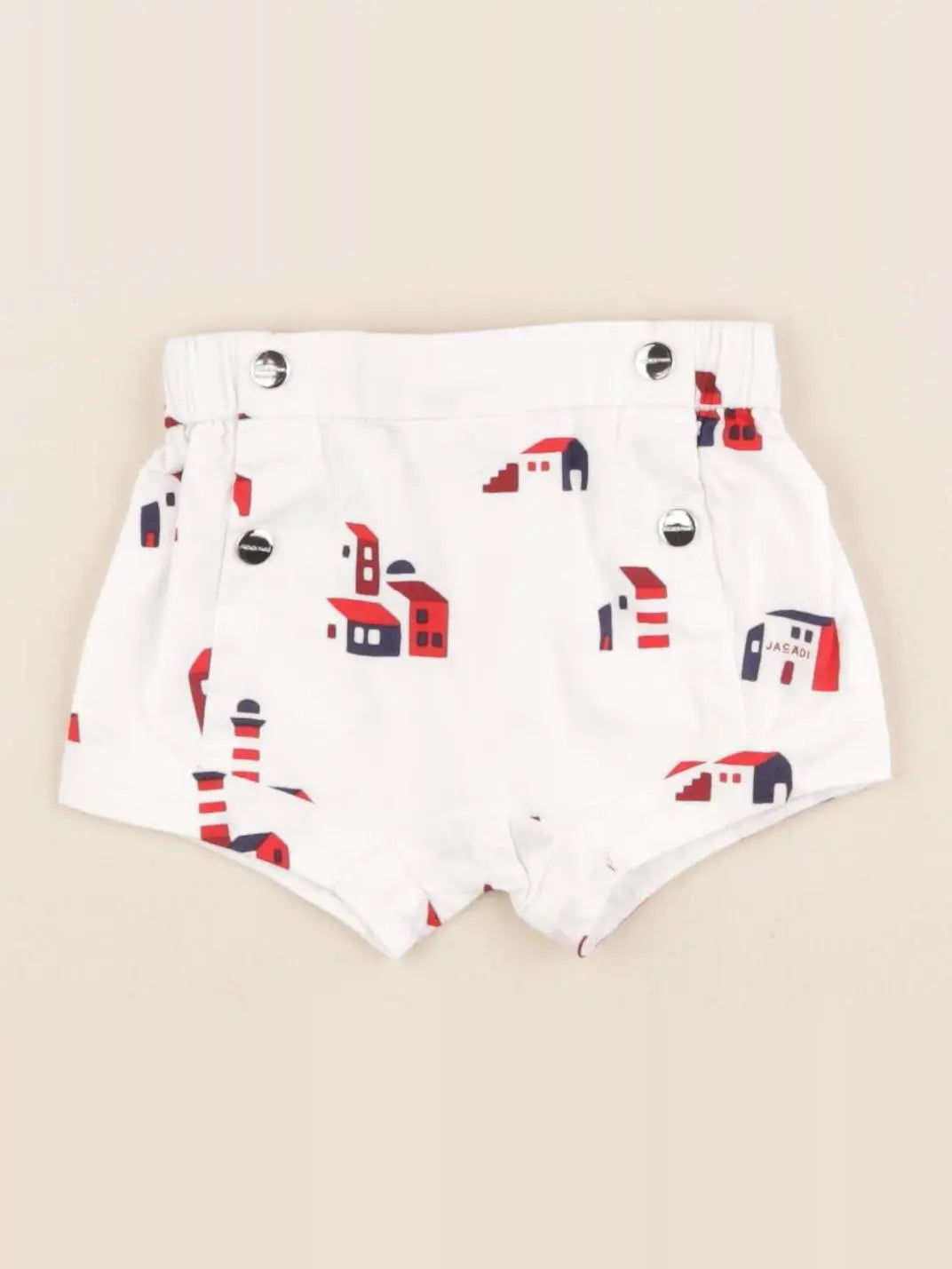 Jacadi - short blanc, multicolore - 1 mois