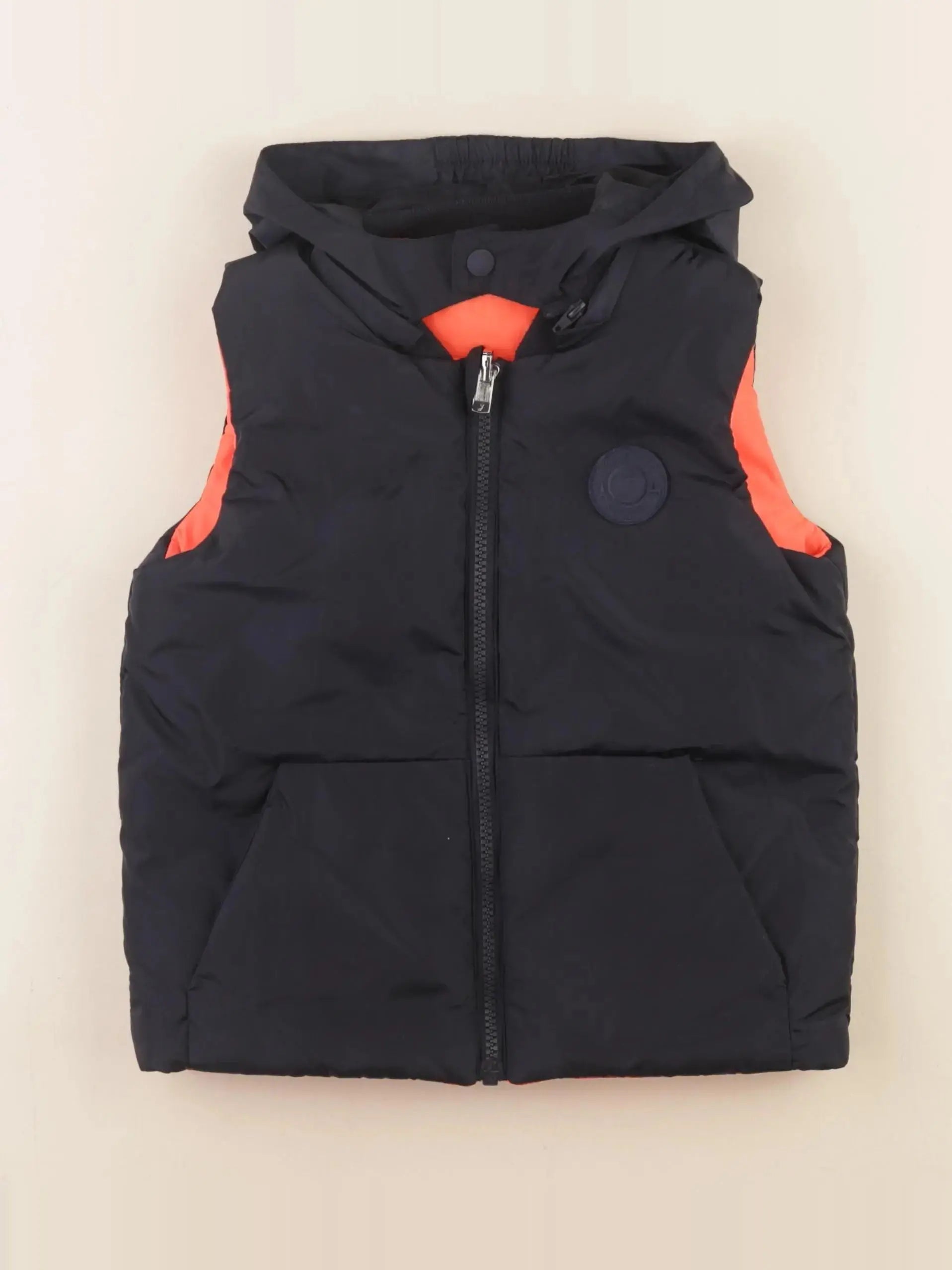 Jacadi - doudoune bleu, orange - 5 ans