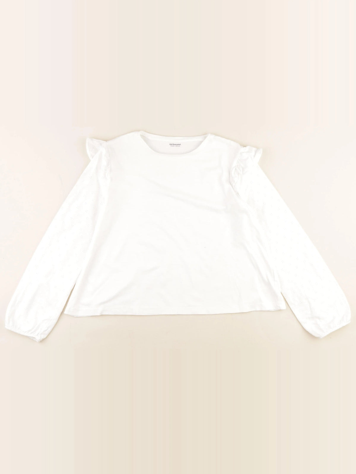 Vertbaudet - tee-shirt blanc - 12 ans