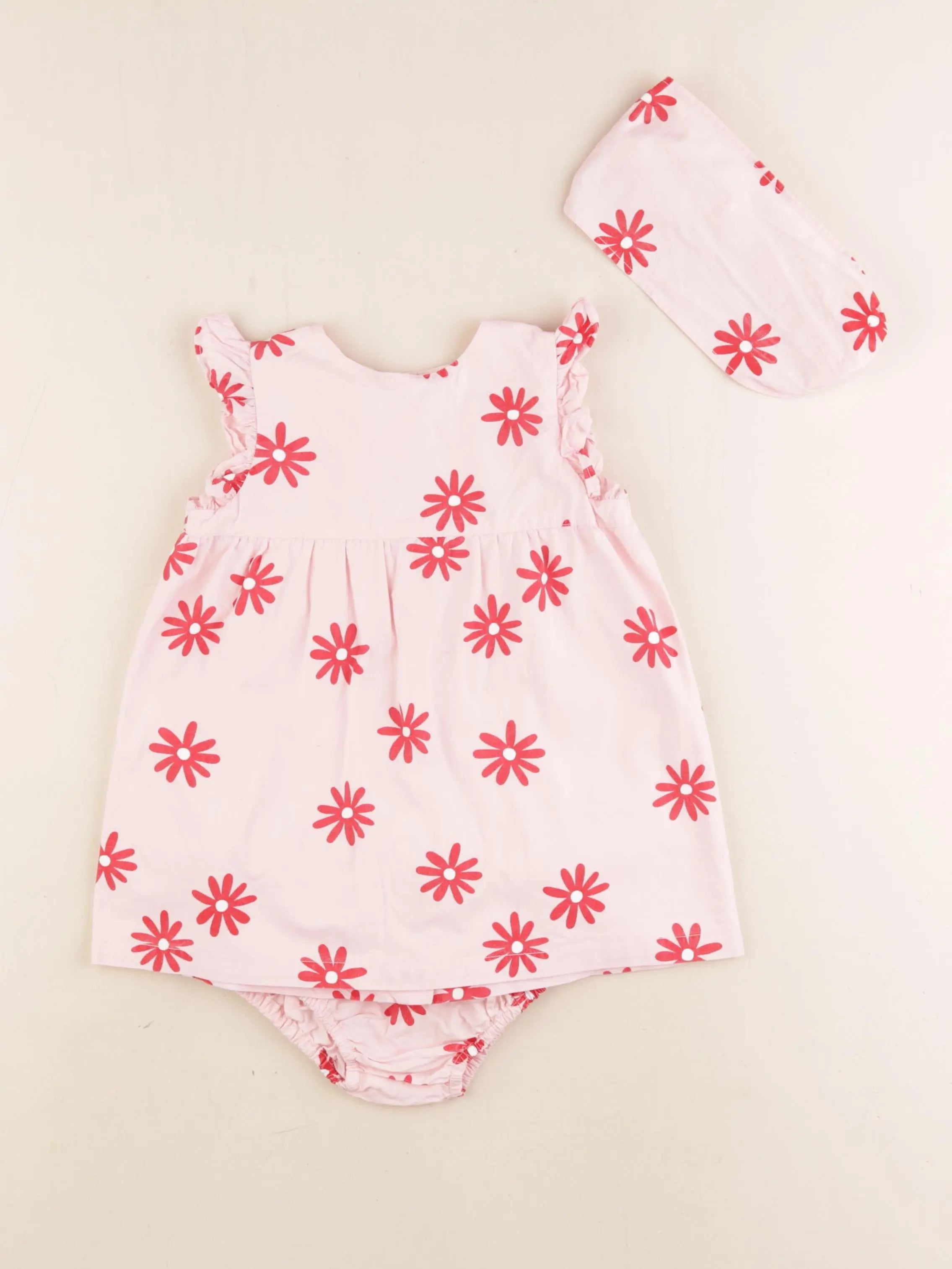 Cadet Rousselle - robe rose - 12 mois